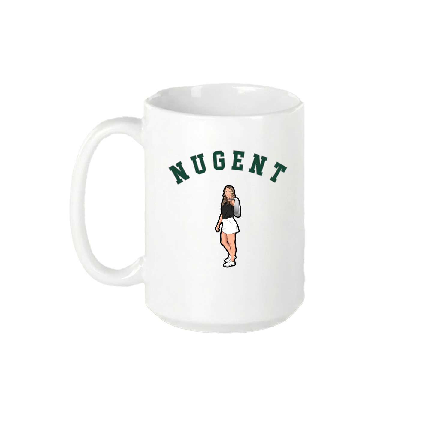 15oz Coffee Mug — Shirsey Arch in White