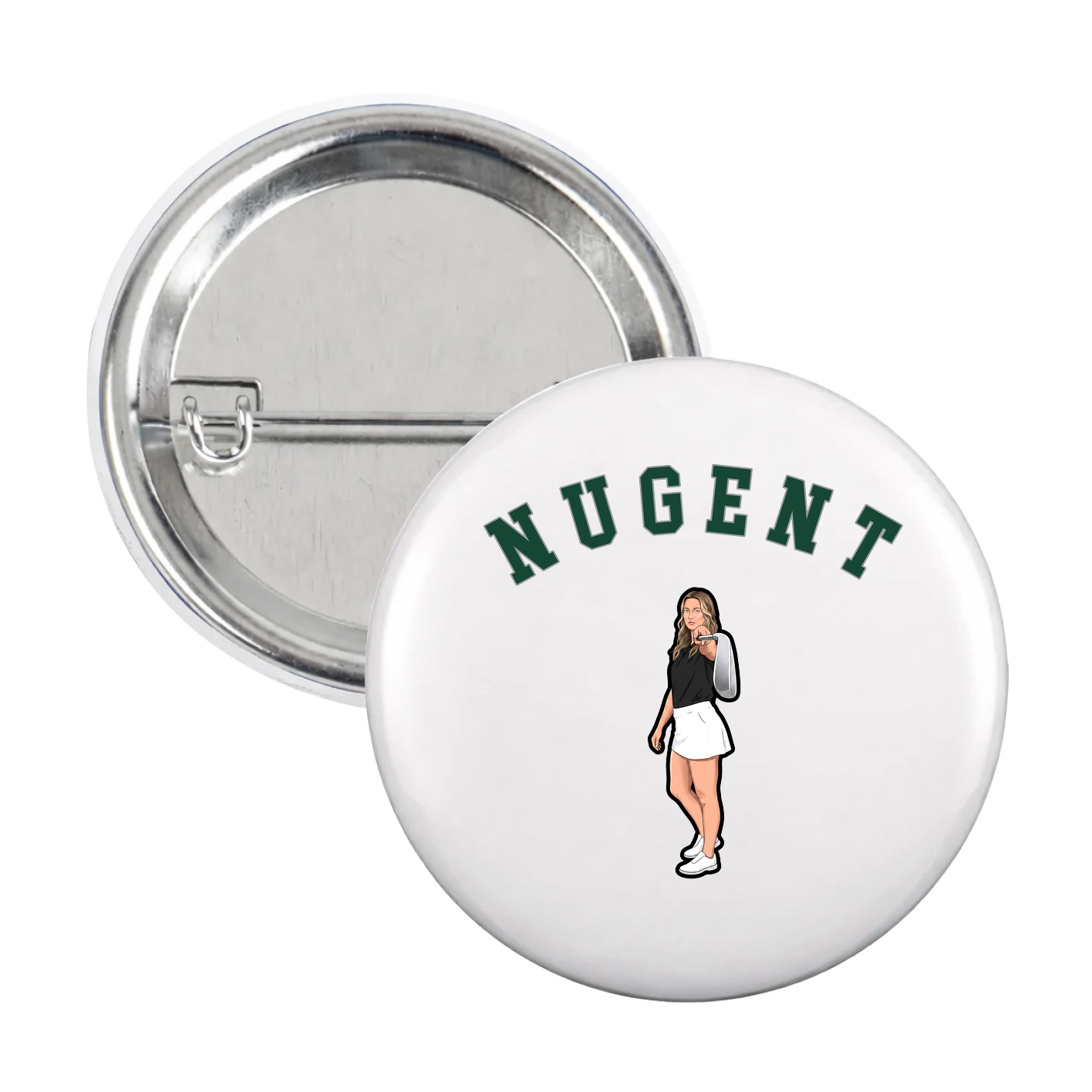 Game Day Button — Shirsey Arch in White