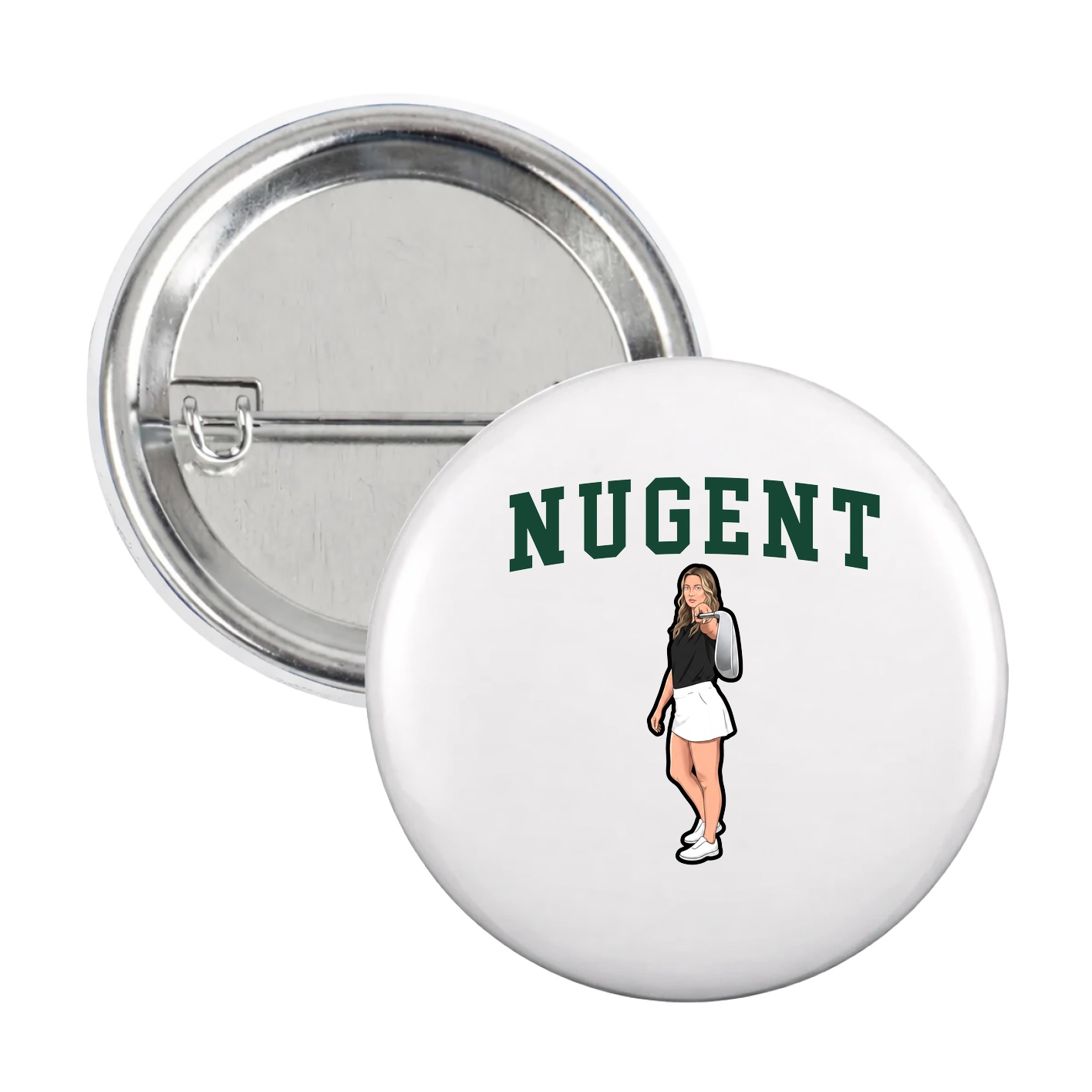Game Day Button — Shirsey in White