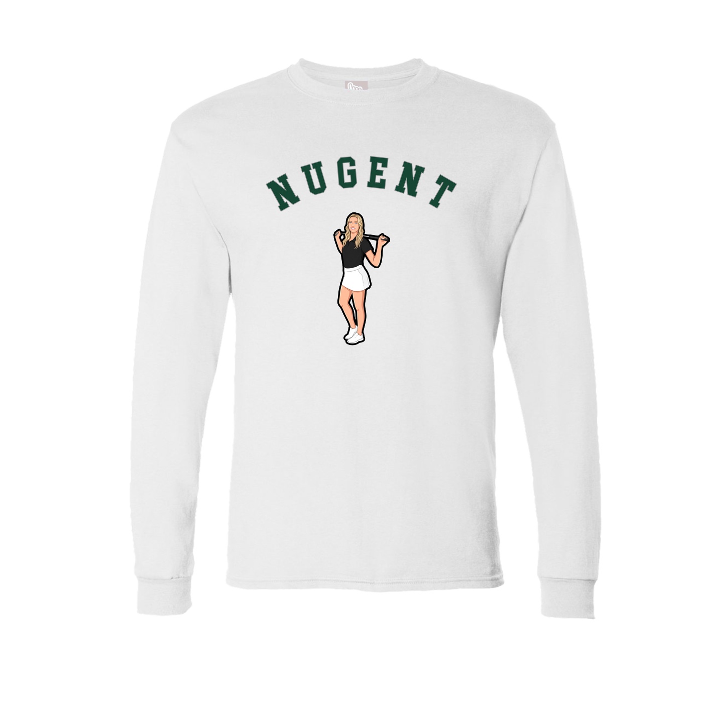 Long Sleeve Tee — Shirsey Arch in White