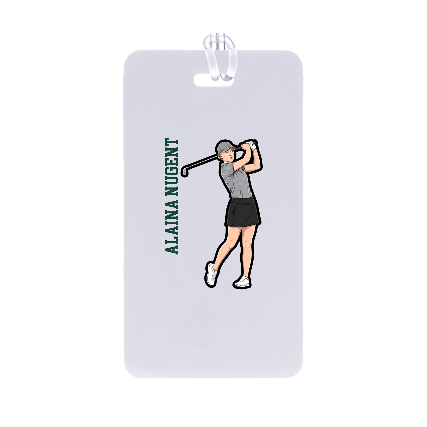 Bag Tag — Name Vertical in Classic