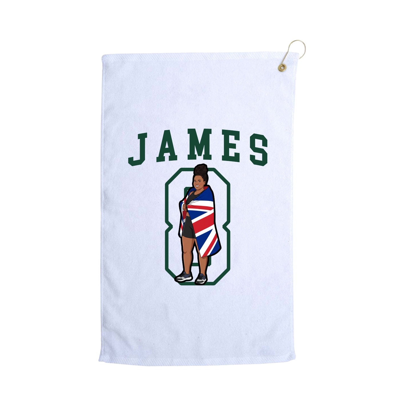 Golf Towel — Shirsey in White