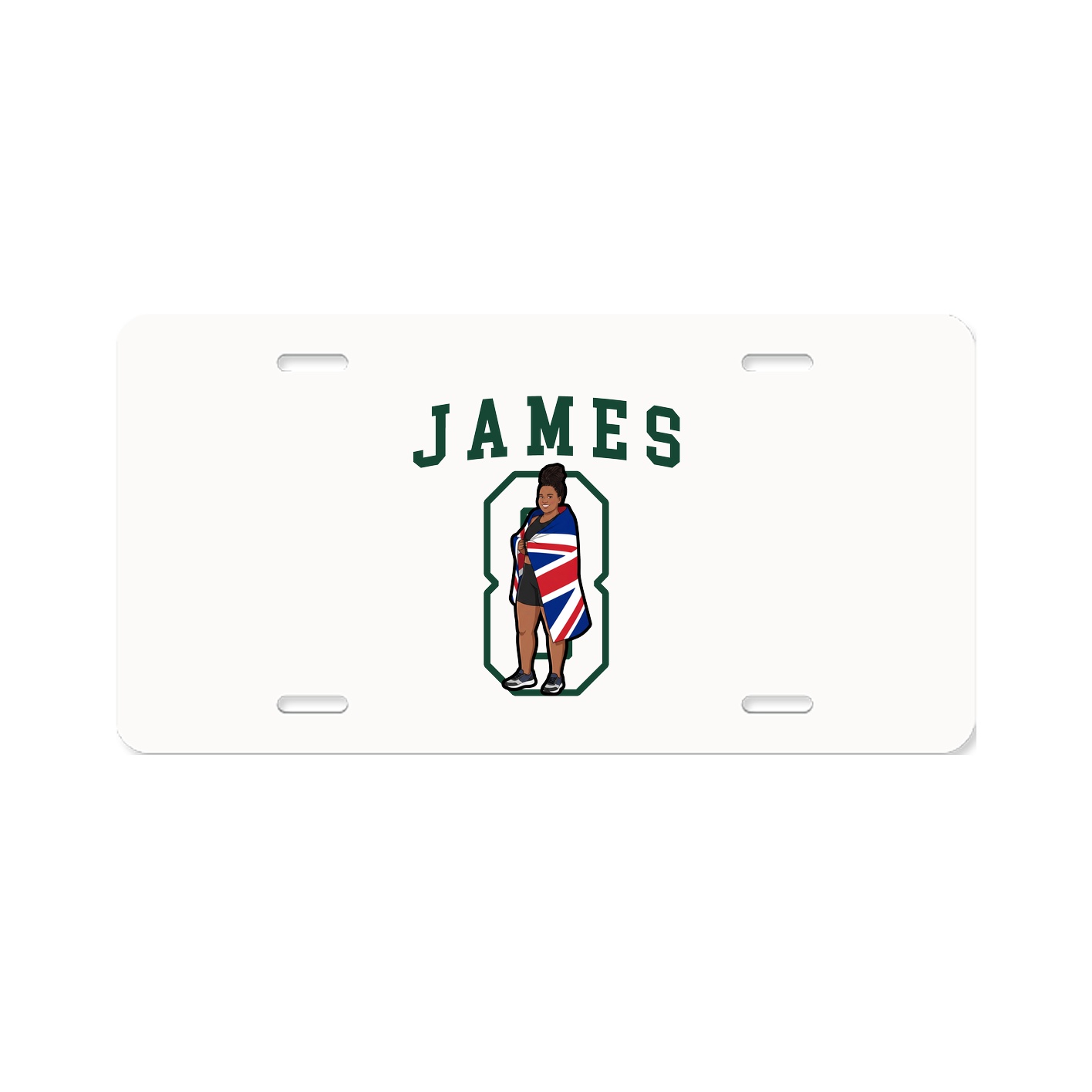 License Plate — Shirsey in Classic