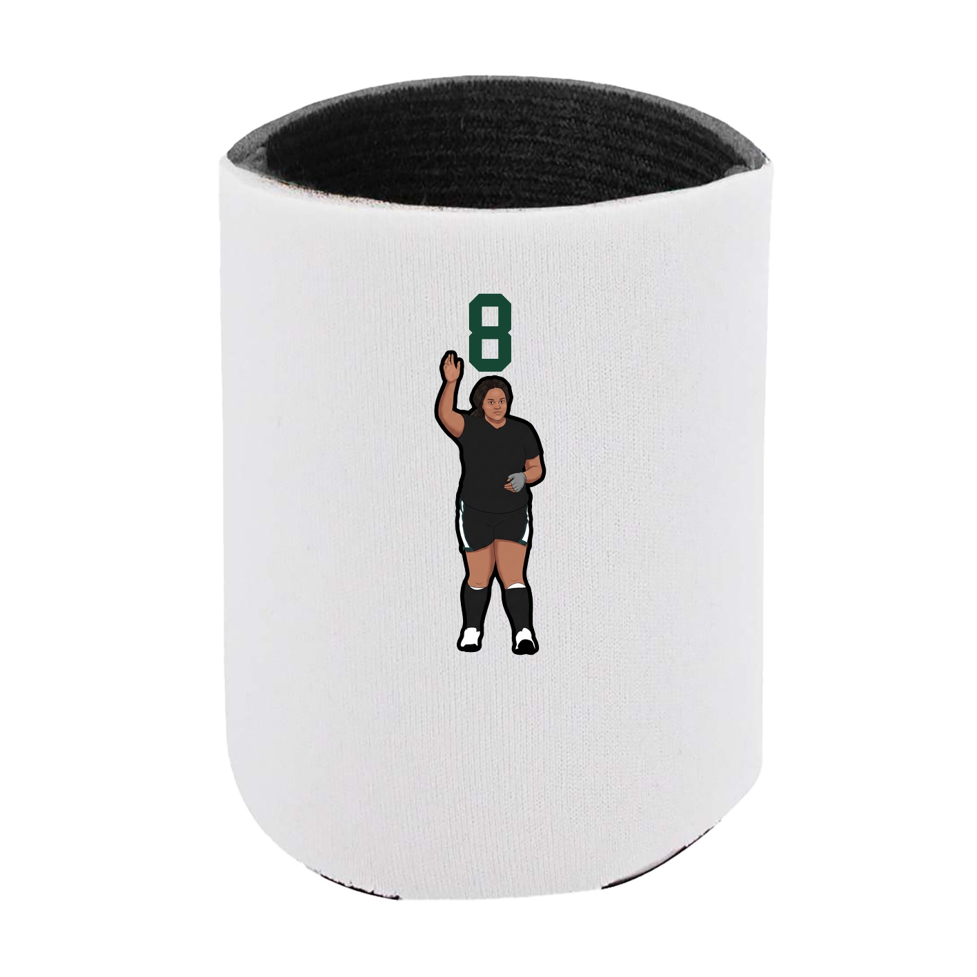 Can Holder — Number Top in White