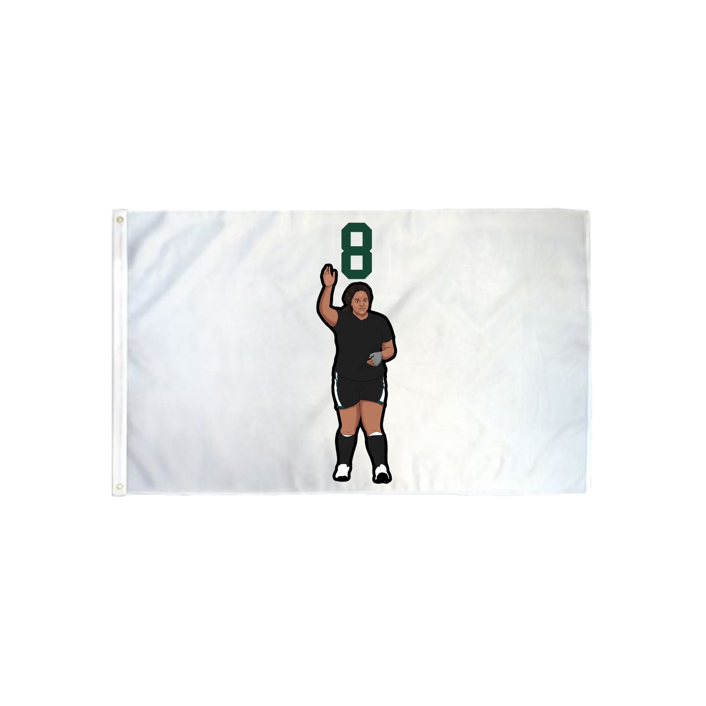 3x5 Flag — Number Top in Classic