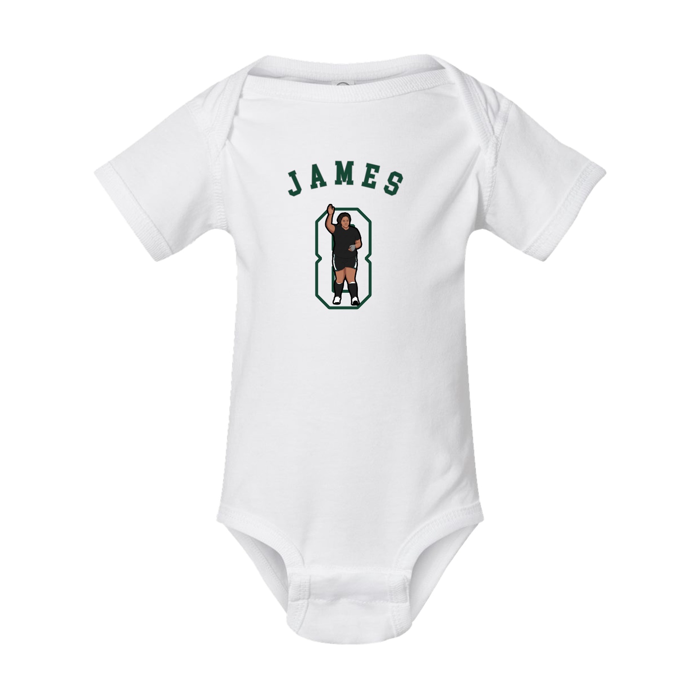 Baby Onesie — Shirsey Arch in White