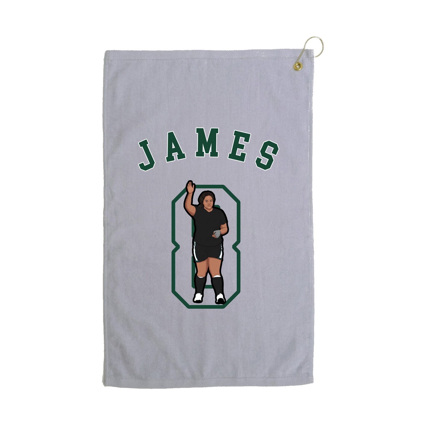 Golf Towel — Shirsey Arch in Grey