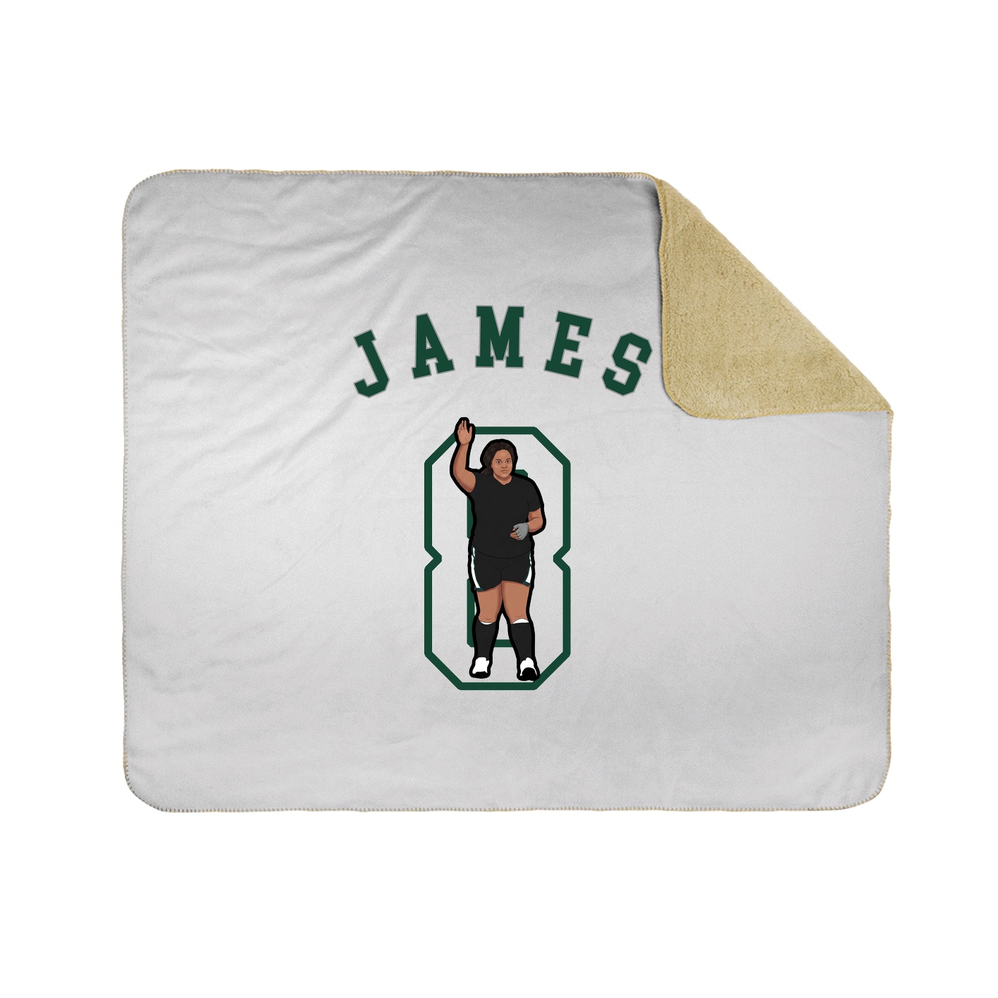 Throw Blanket — Shirsey Arch in White