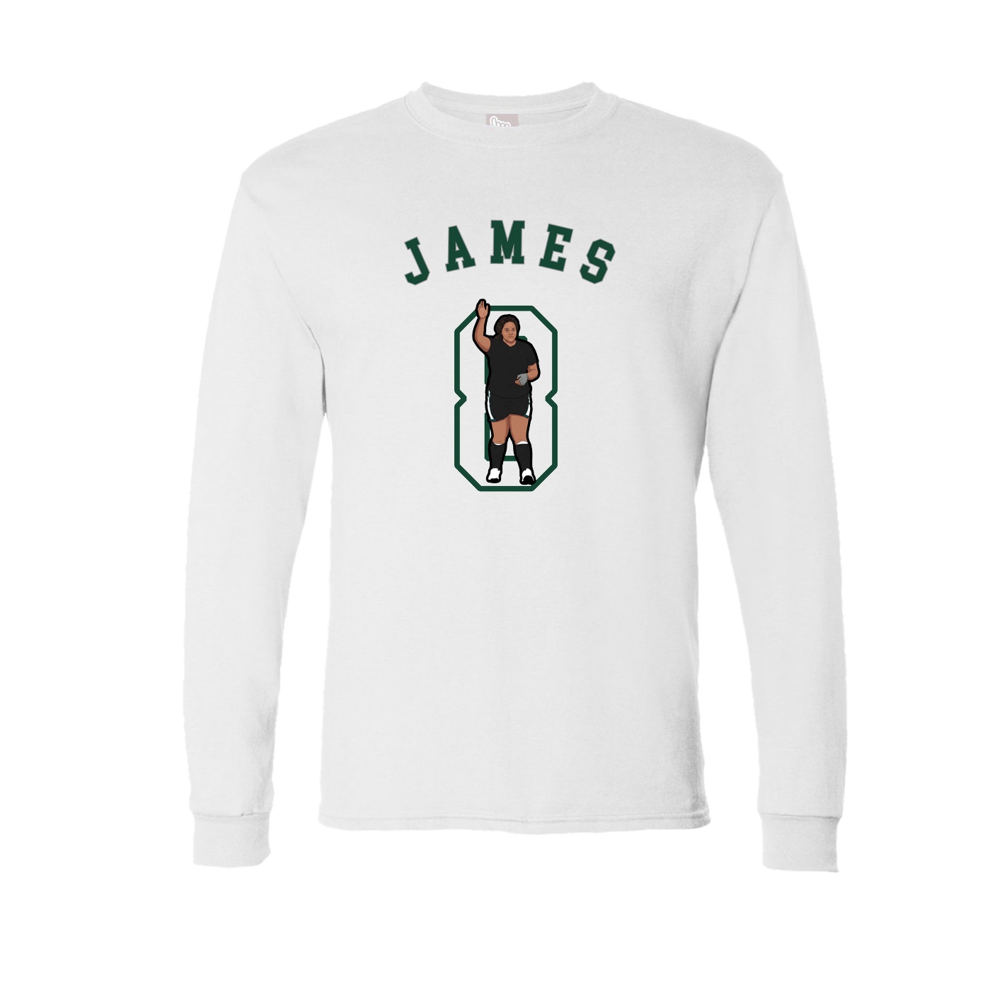 Long Sleeve Tee — Shirsey Arch in White