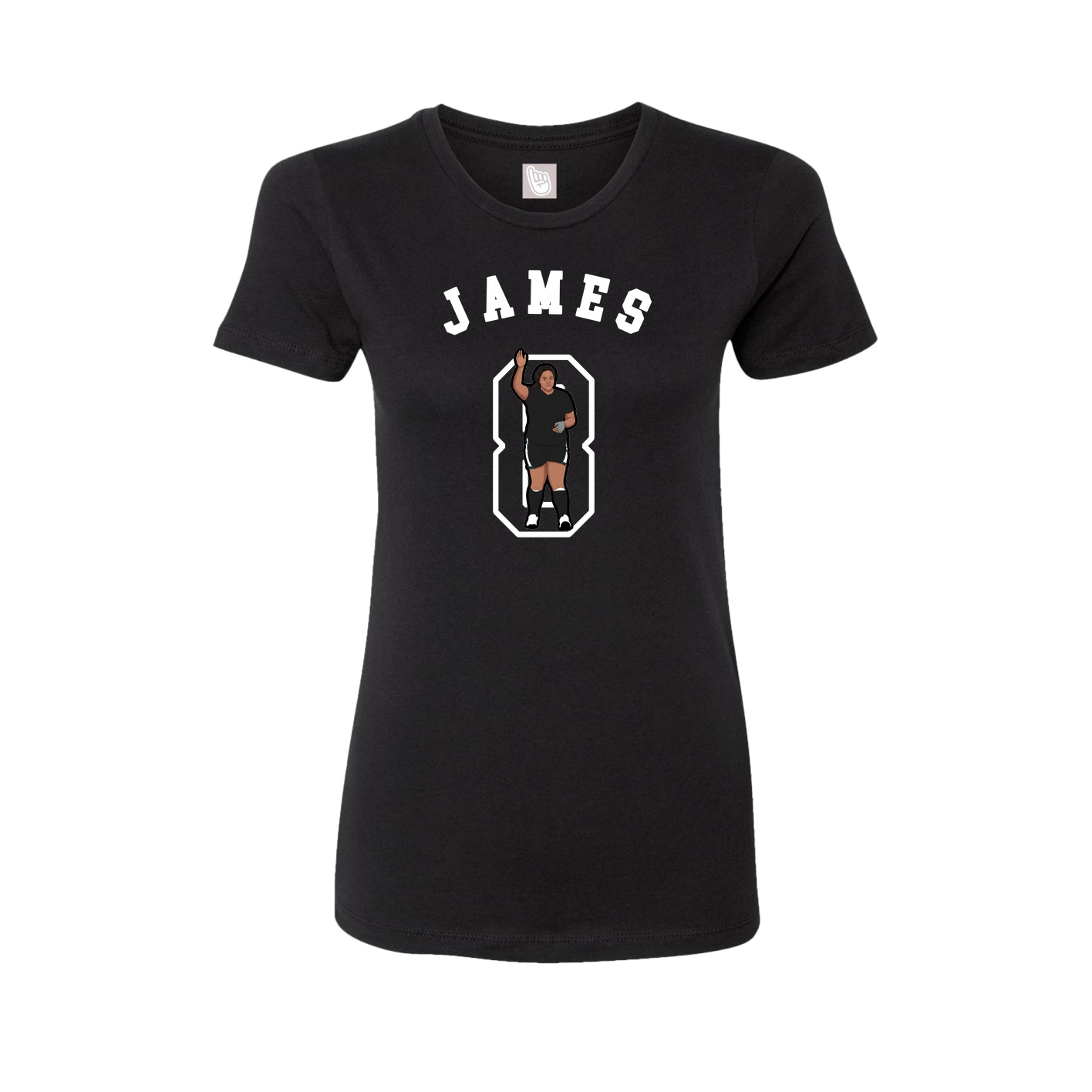 Womens Tee — Shirsey Arch in Black