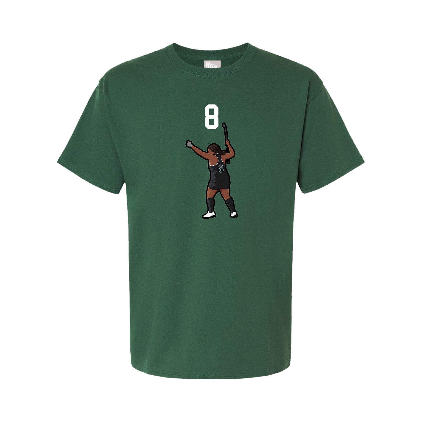 Tee — Number Top in Green