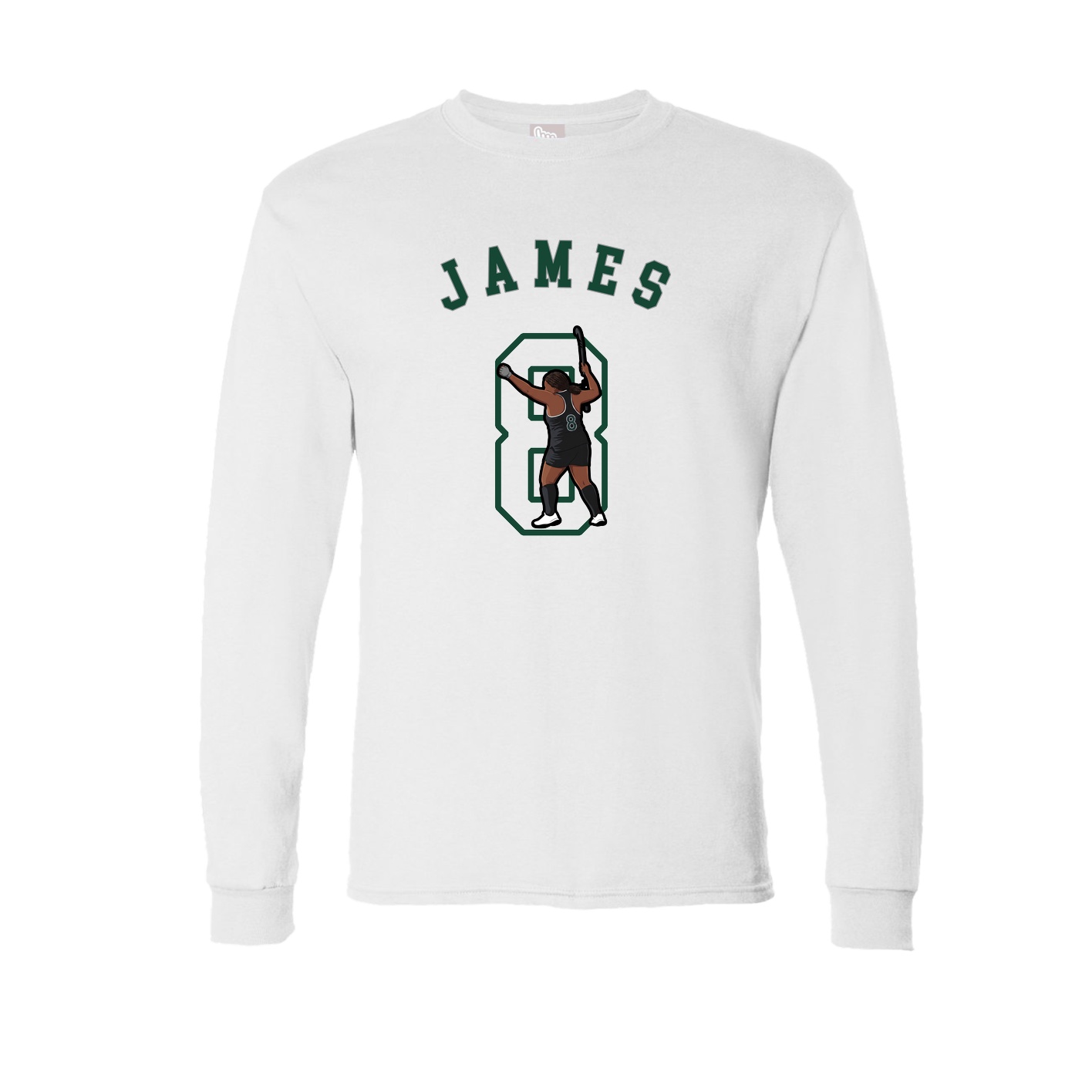 Long Sleeve Tee — Shirsey Arch in White