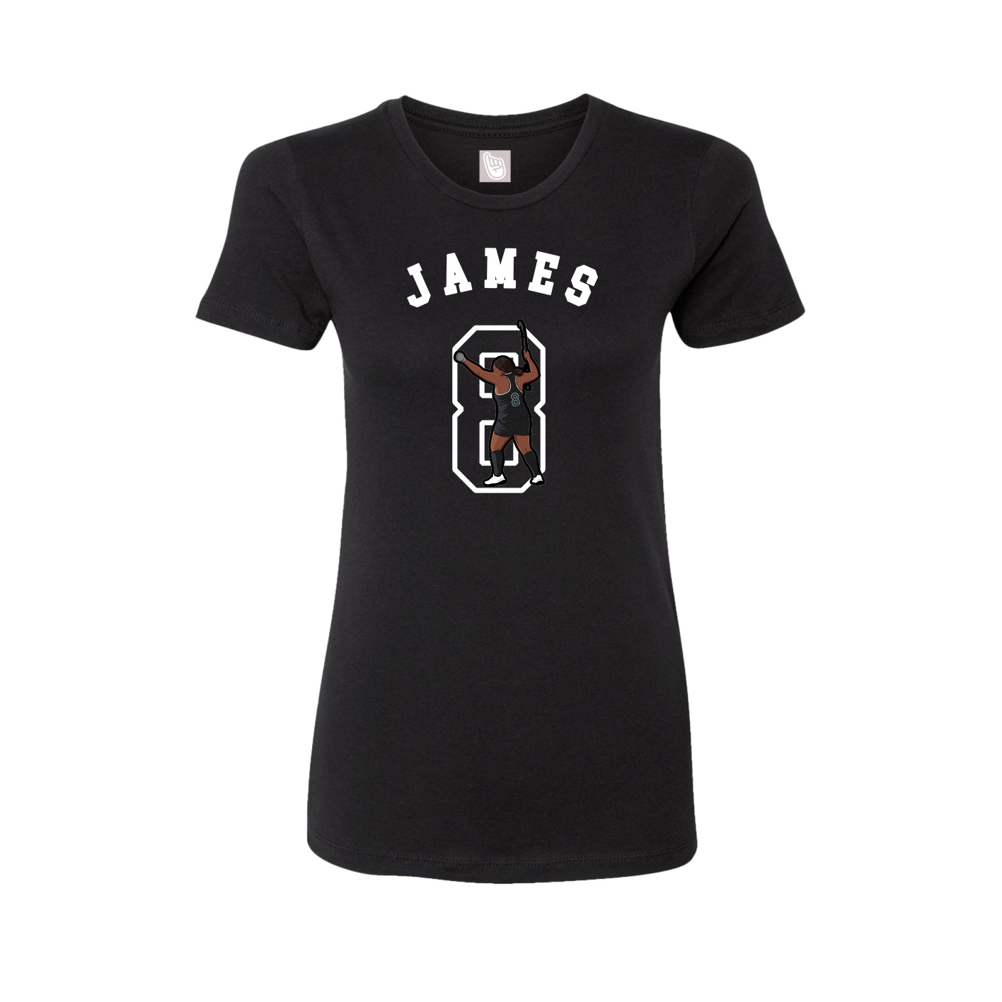 Womens Tee — Shirsey Arch in Black