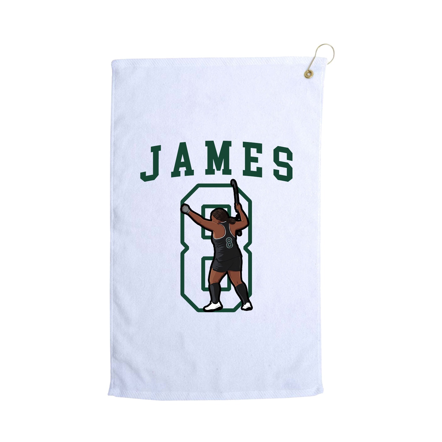 Golf Towel — Shirsey in White