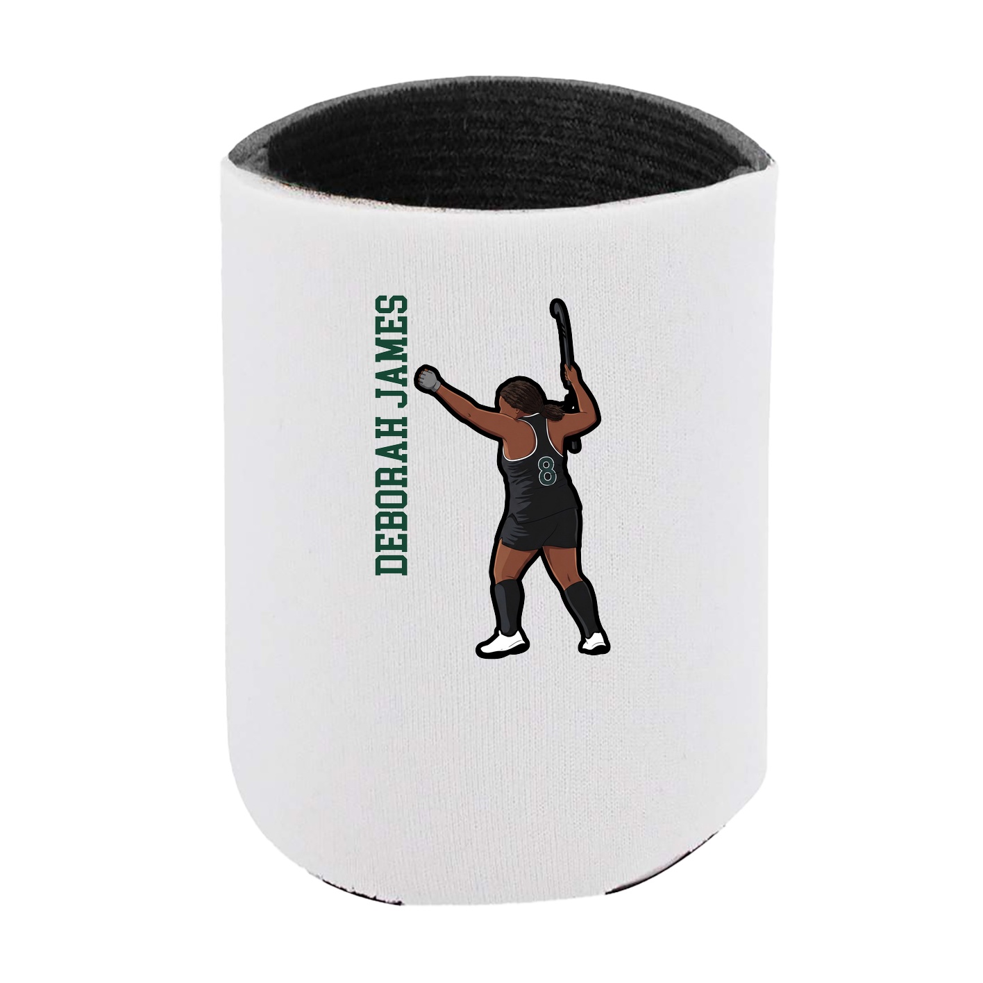 Can Holder — Name Vertical in White