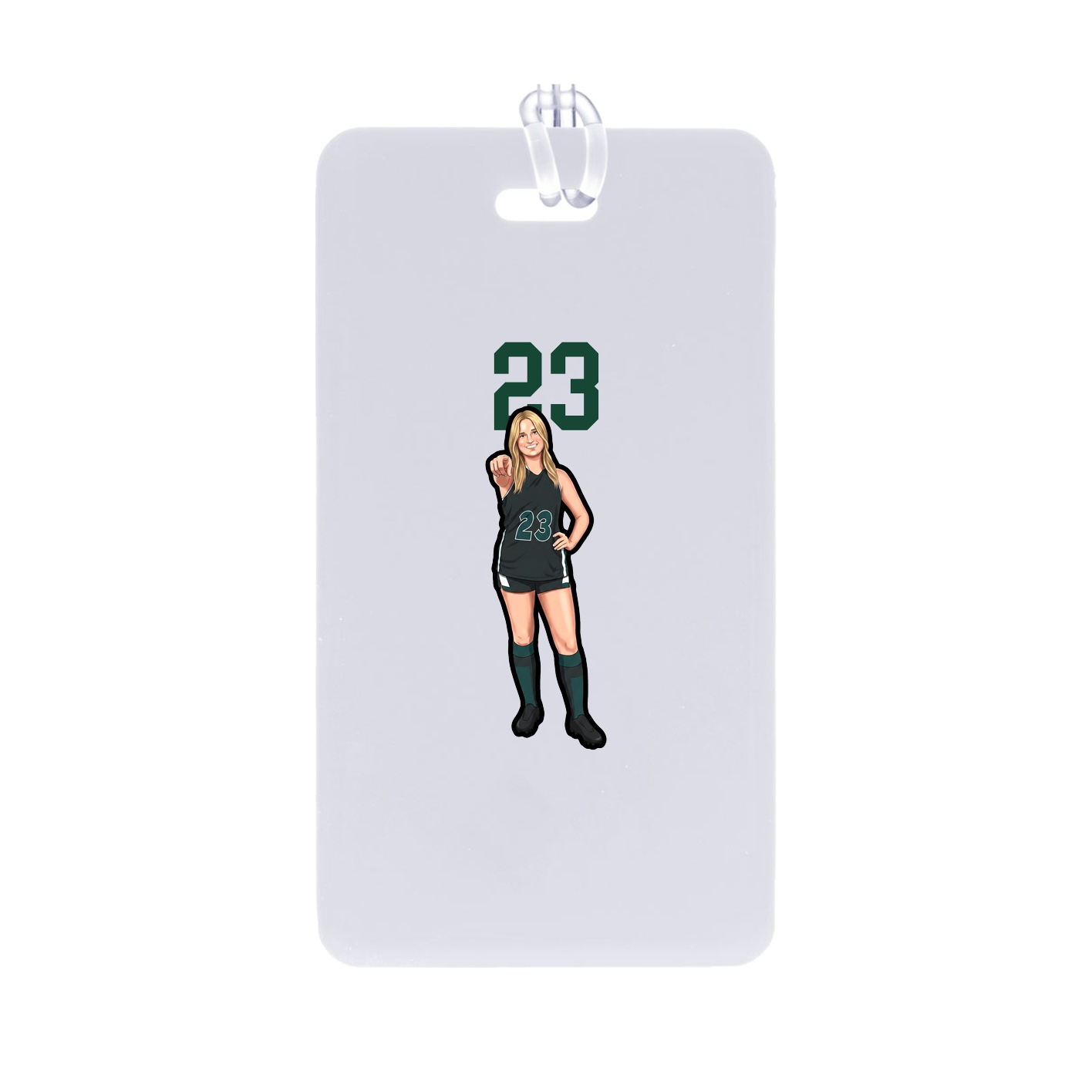 Bag Tag — Number Top in Classic