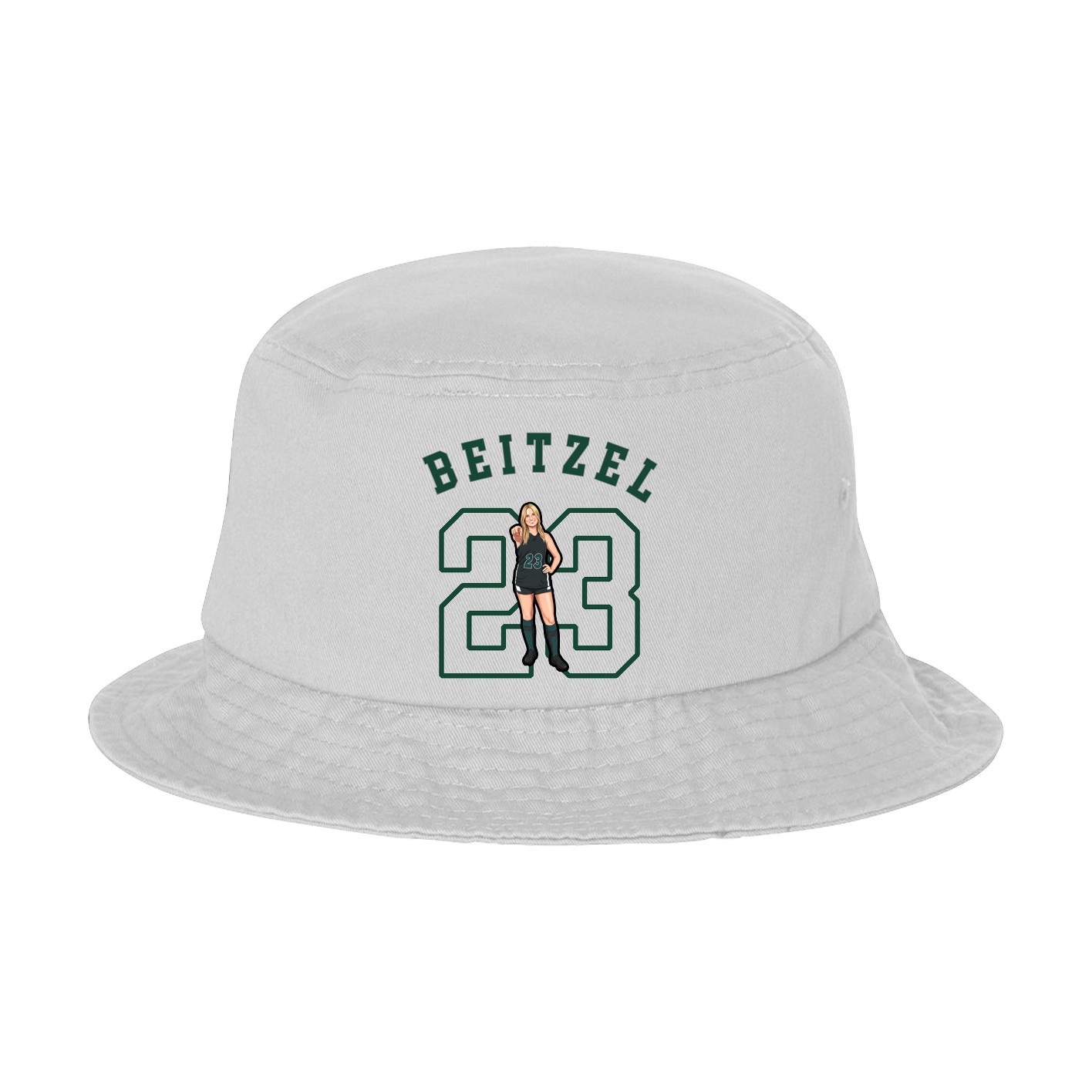 Bucket Cap — Shirsey Arch in White