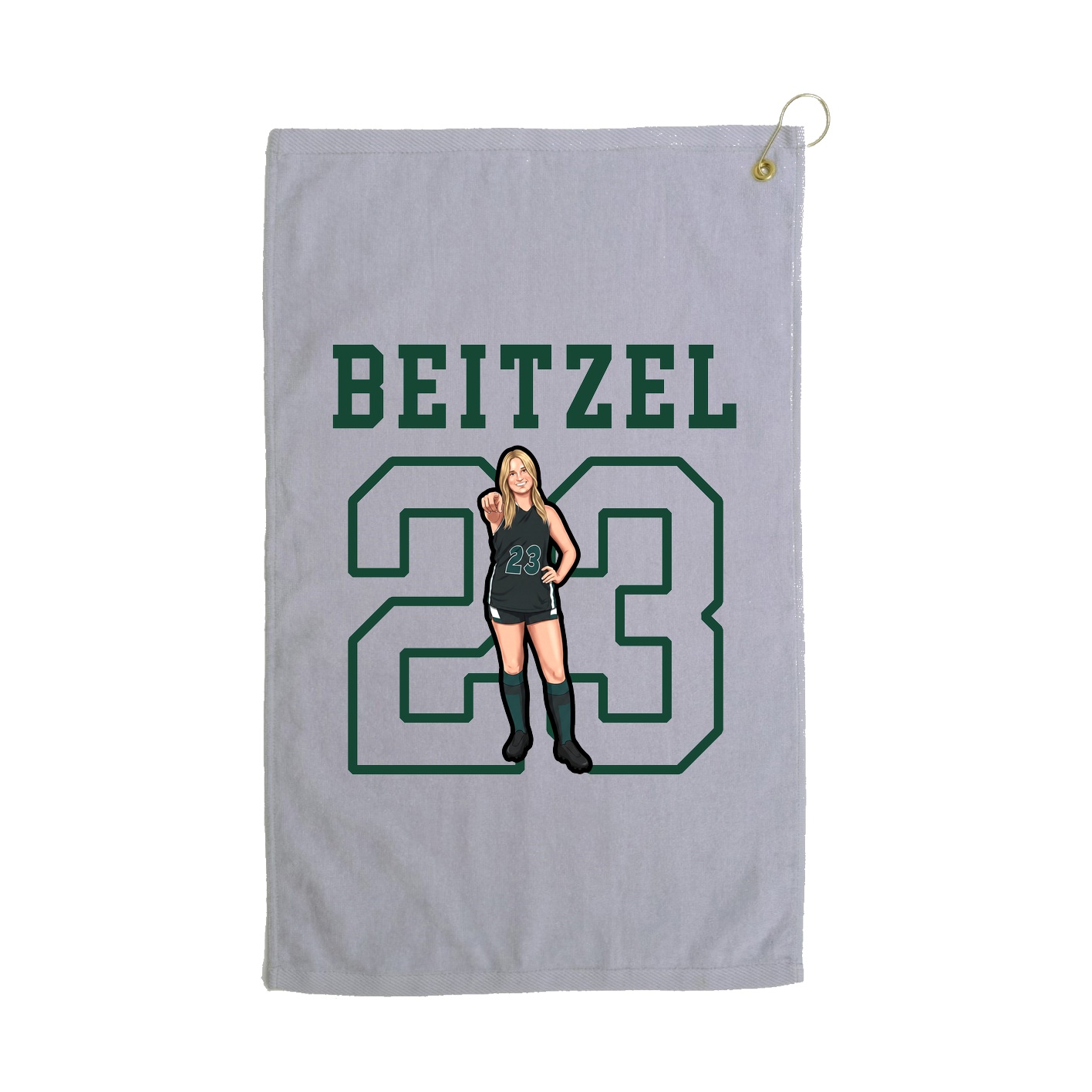 Golf Towel — Shirsey in Grey