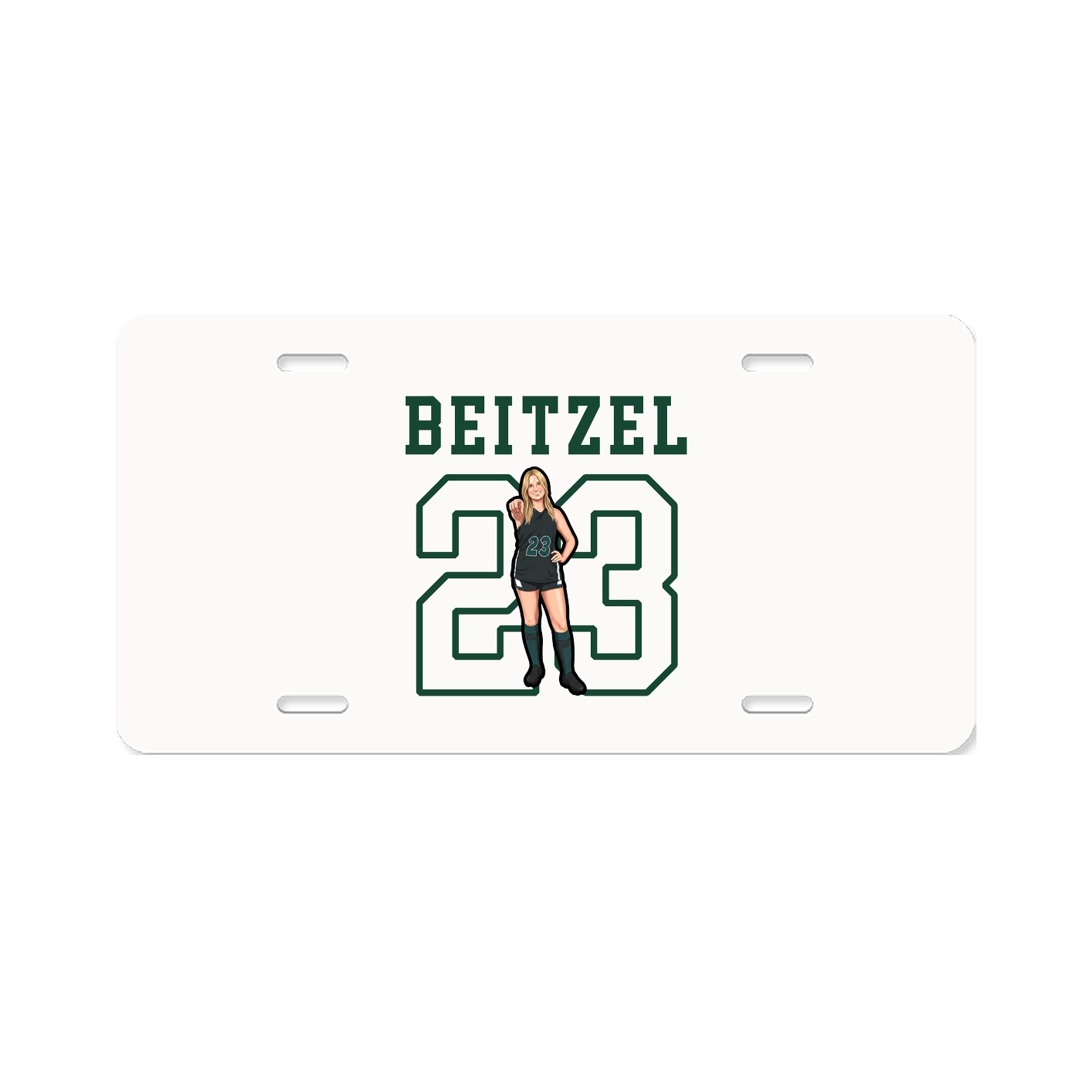 License Plate — Shirsey in Classic