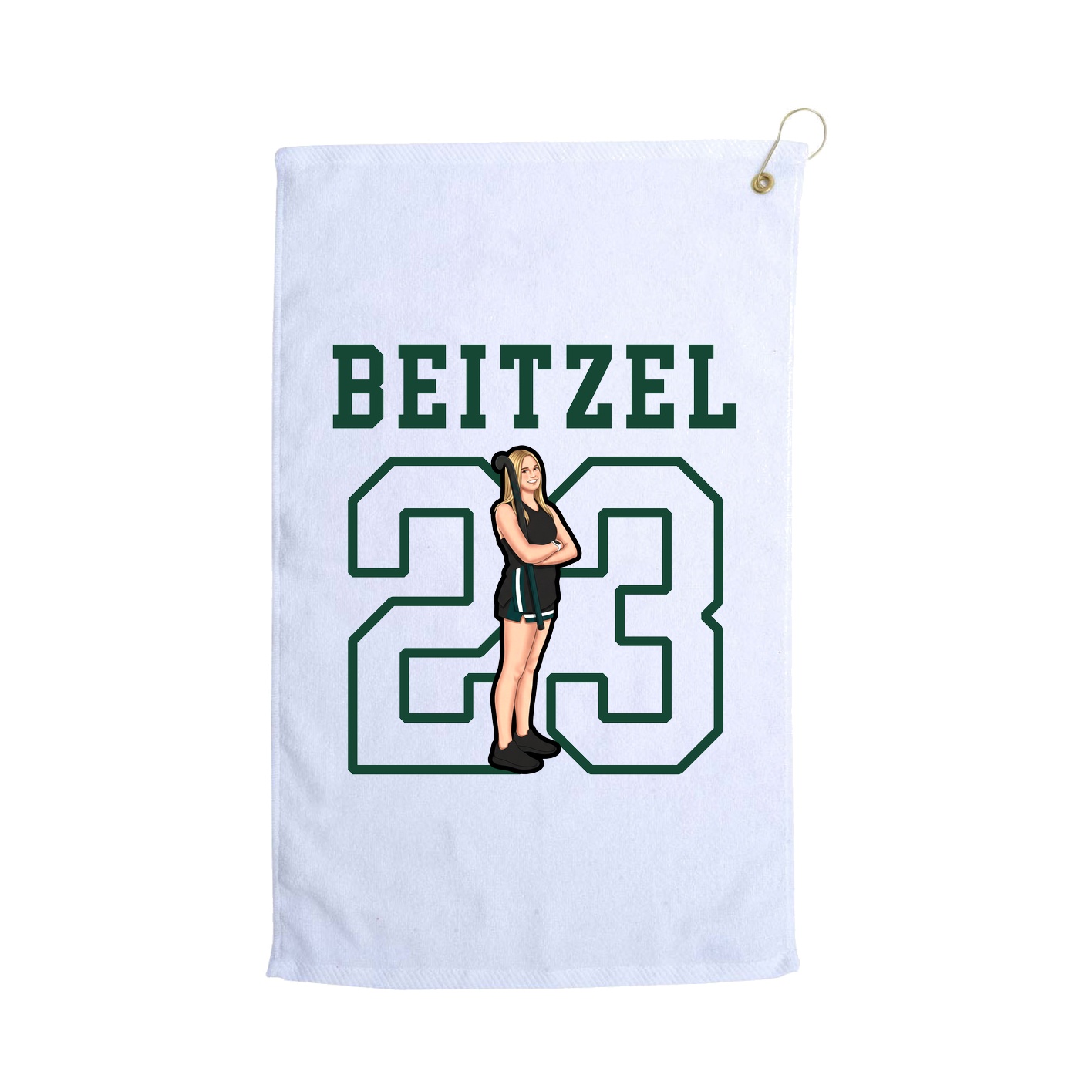 Golf Towel — Shirsey in White