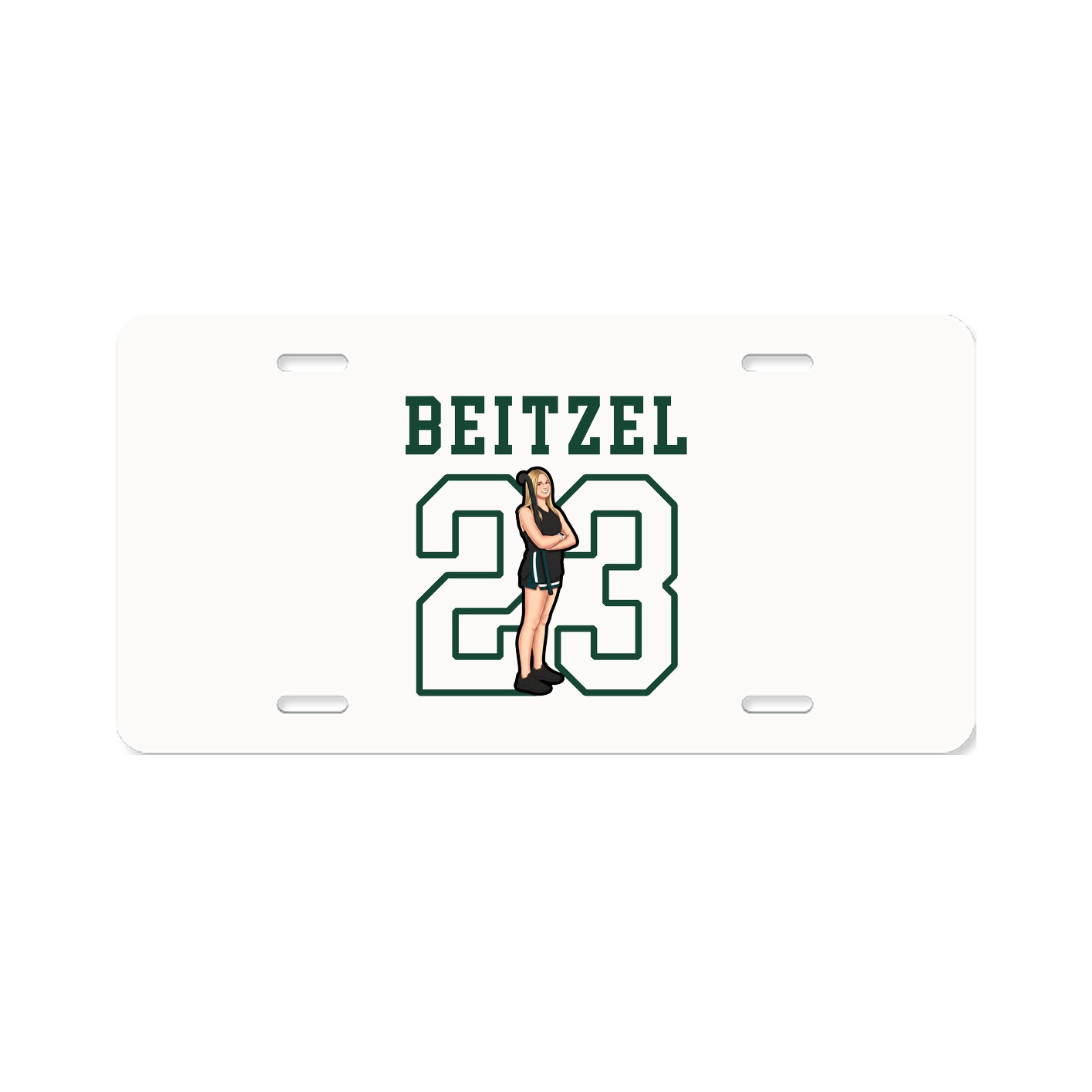 License Plate — Shirsey in Classic