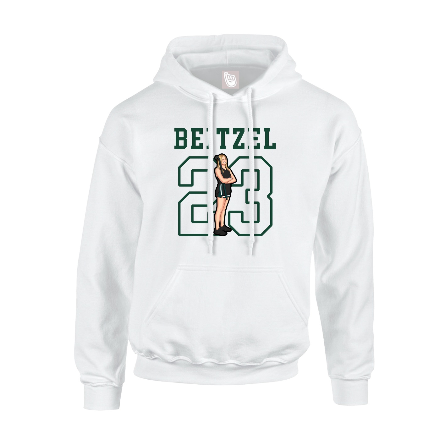 Youth Hoodie — Shirsey in White