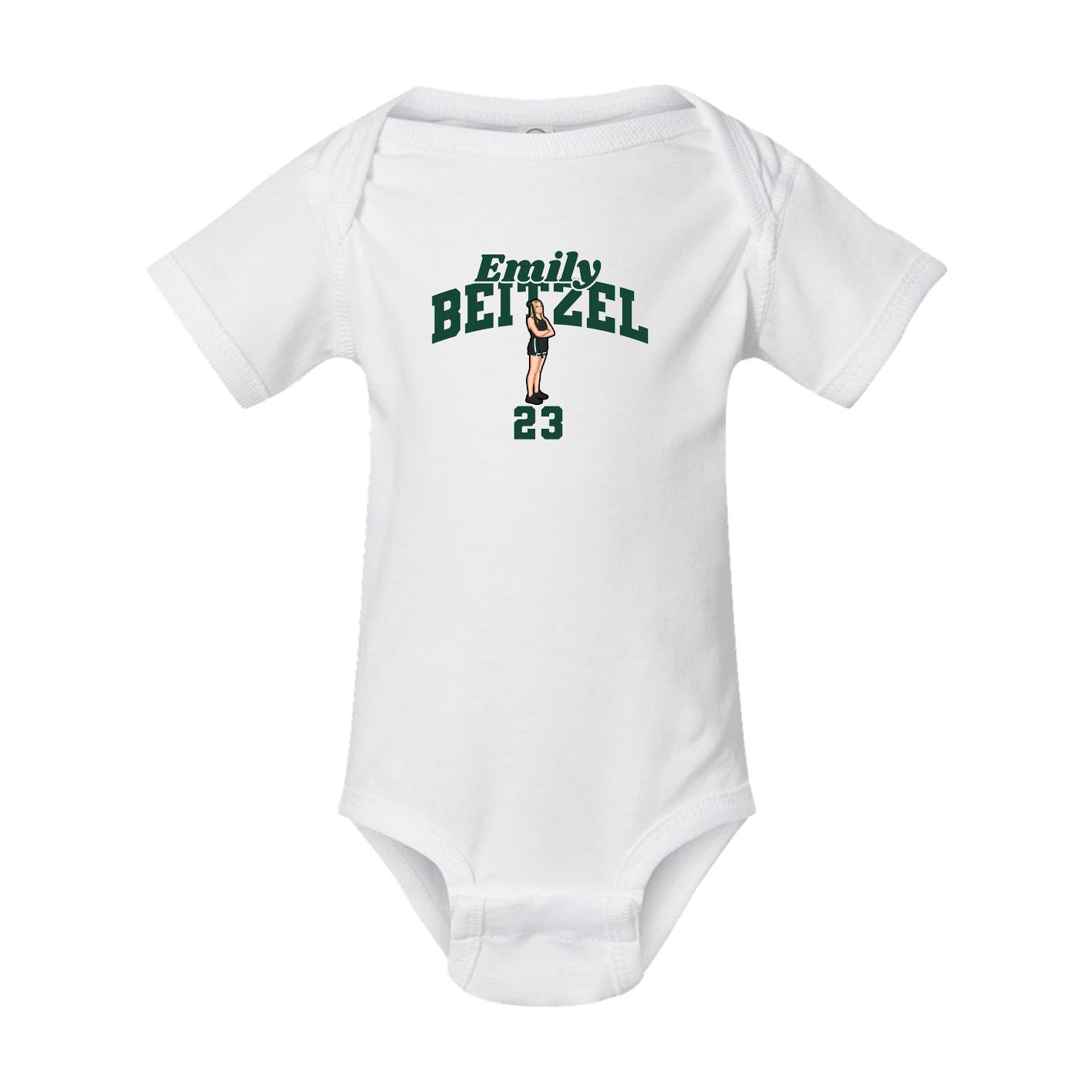 Baby Onesie — Signature Arch in White