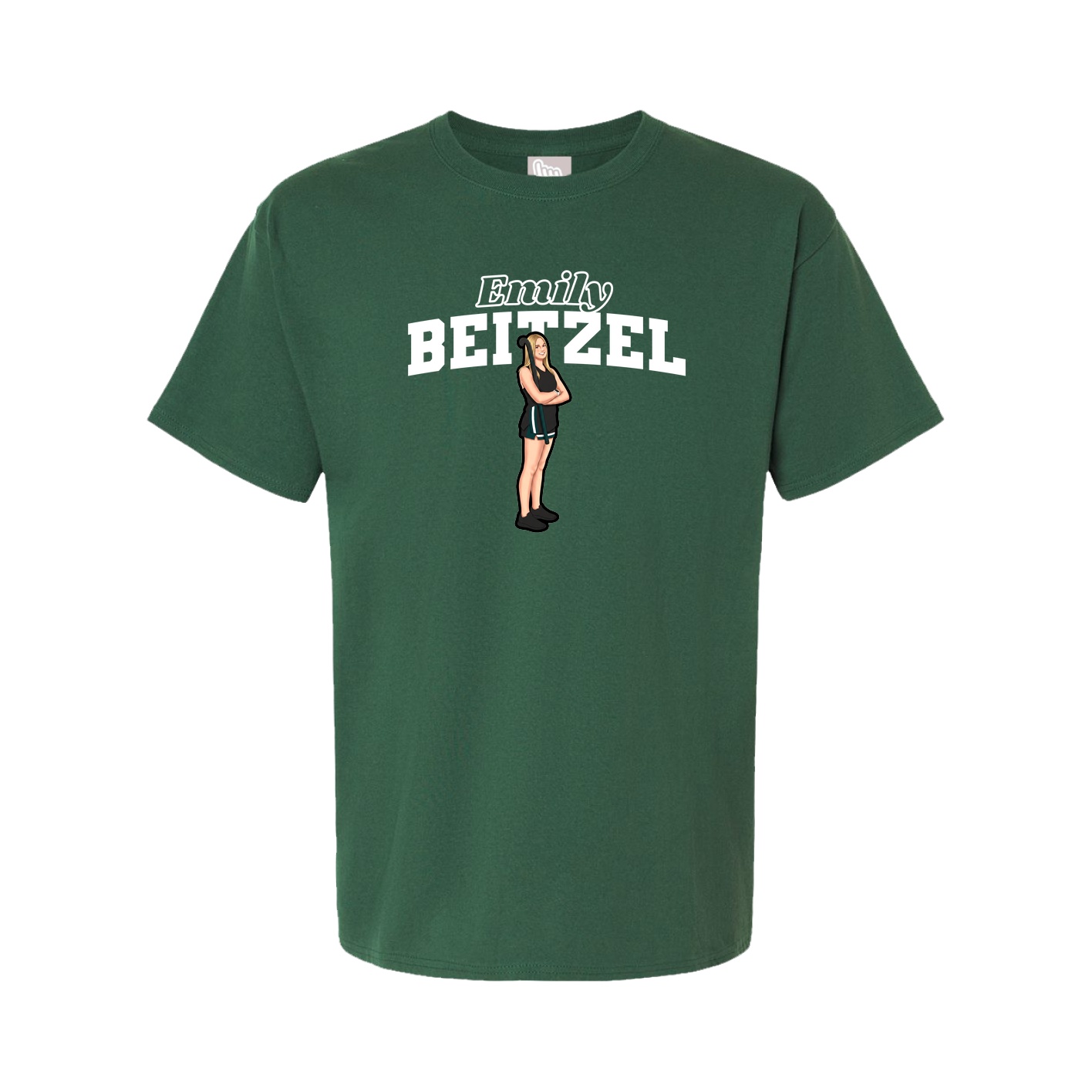 Tee — Name Arch in Green