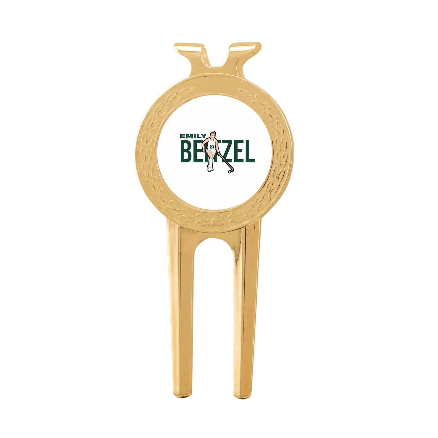Divot Tool with Ball Marker — Player Name in Classic
