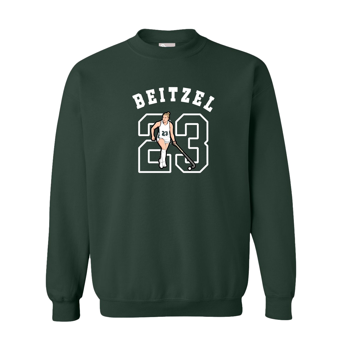 Fleece Crew — Shirsey Arch in Green