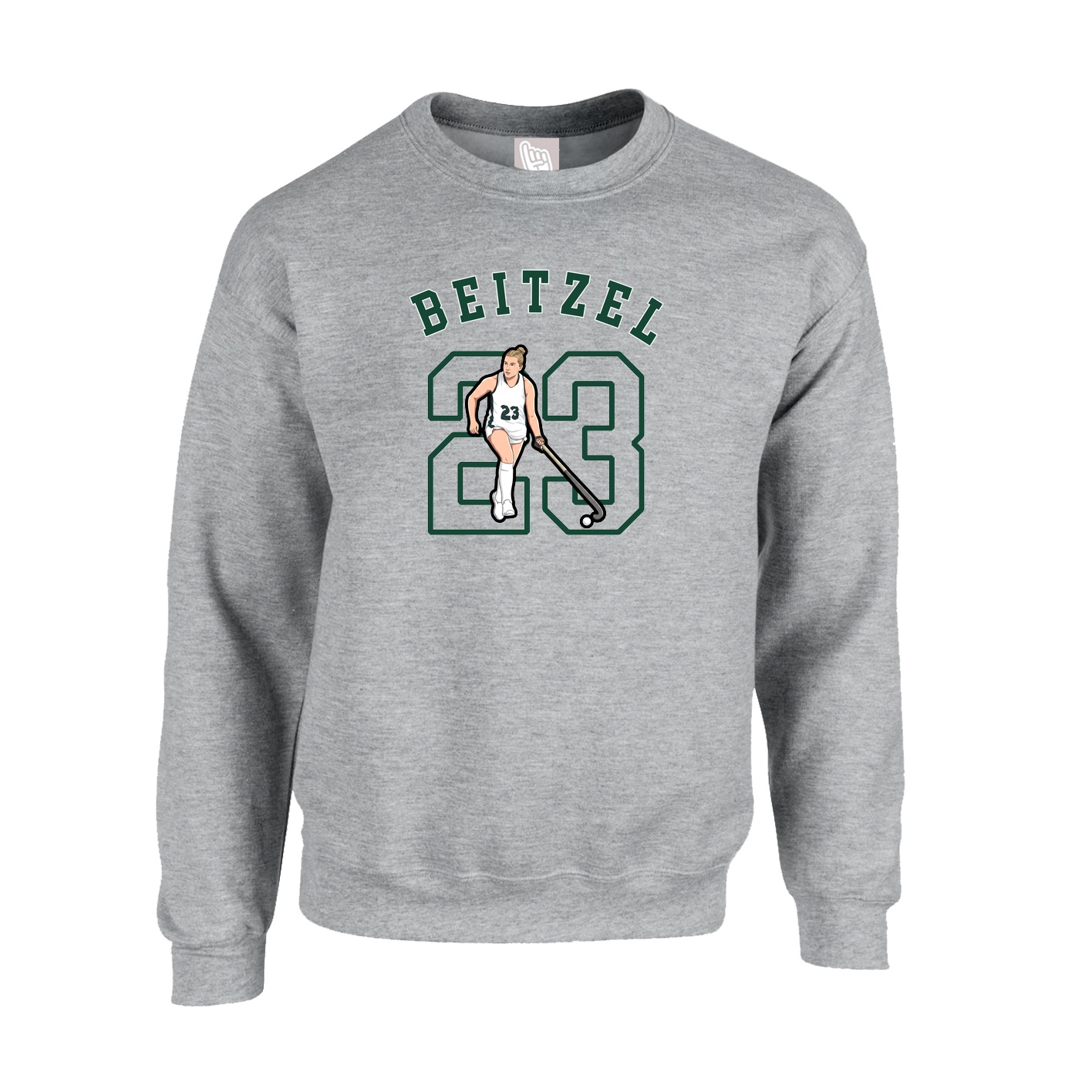 Fleece Crew — Shirsey Arch in Grey