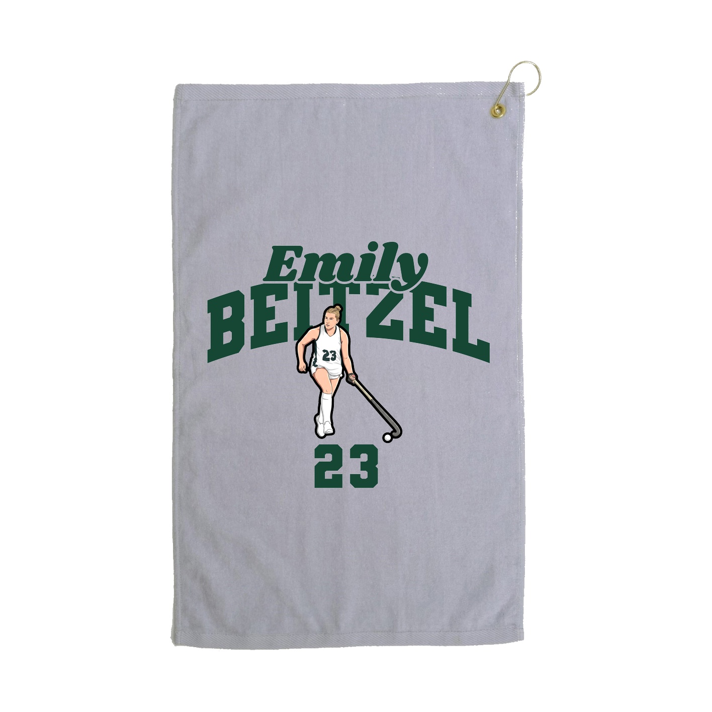 Golf Towel — Signature Arch in Grey