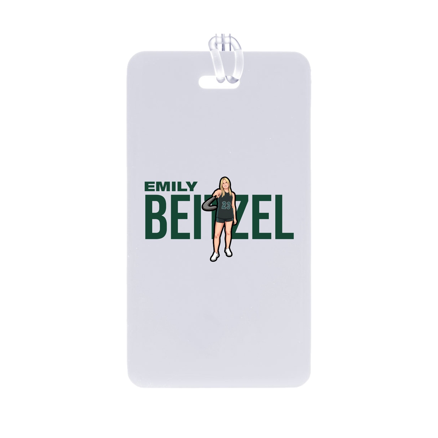 Bag Tag — Player Name in Classic