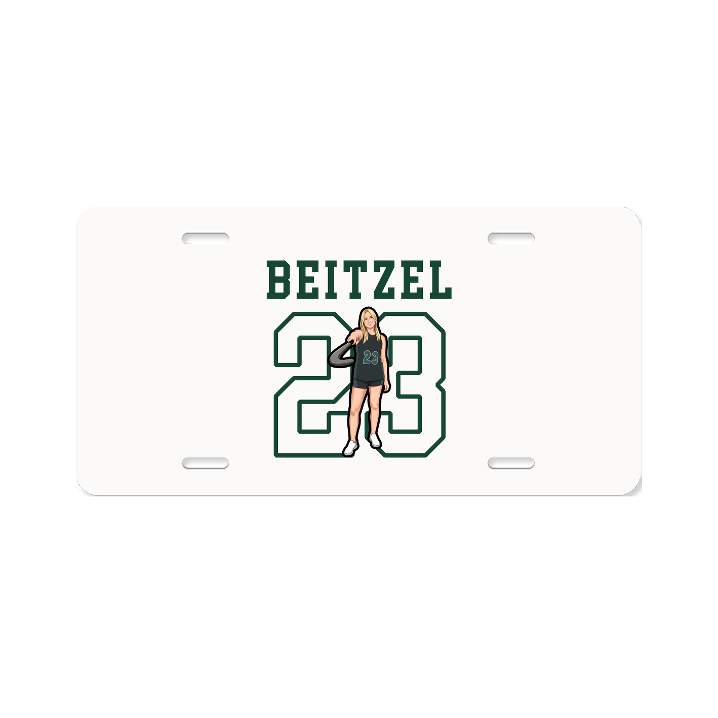 License Plate — Shirsey in Classic