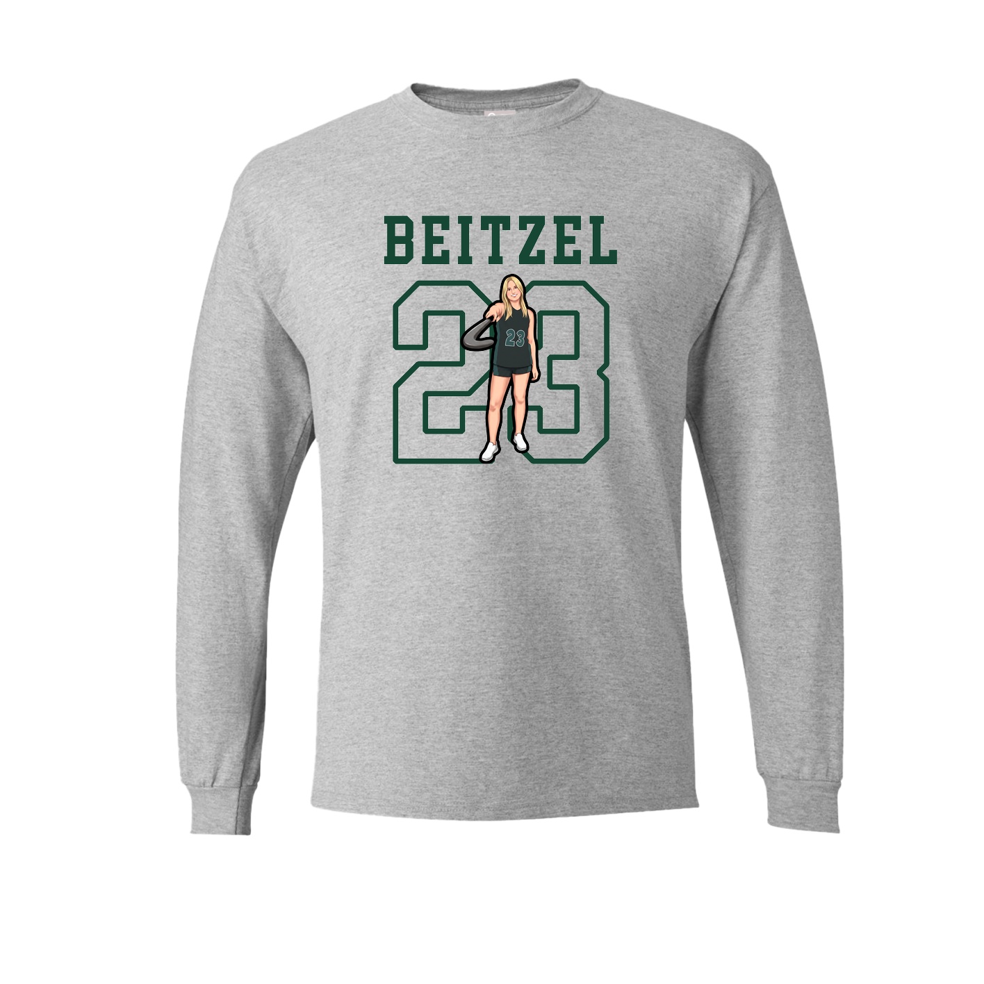 Long Sleeve Tee — Shirsey in Grey