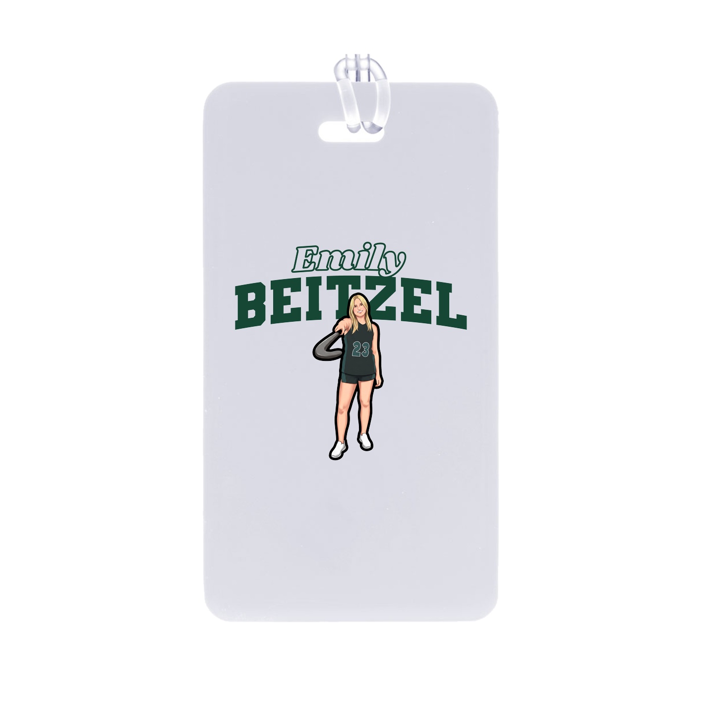 Bag Tag — Name Arch in Classic