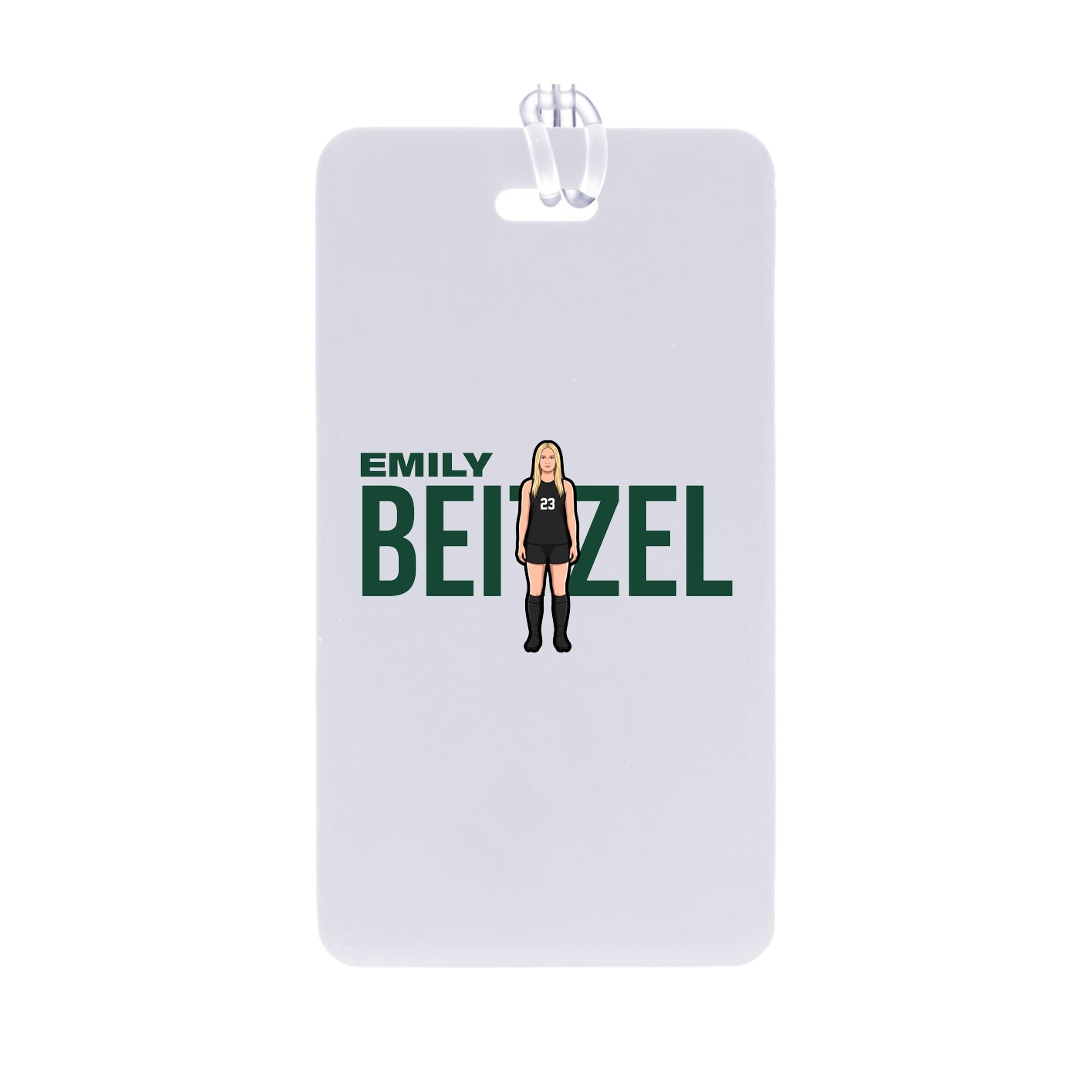Bag Tag — Player Name in Classic