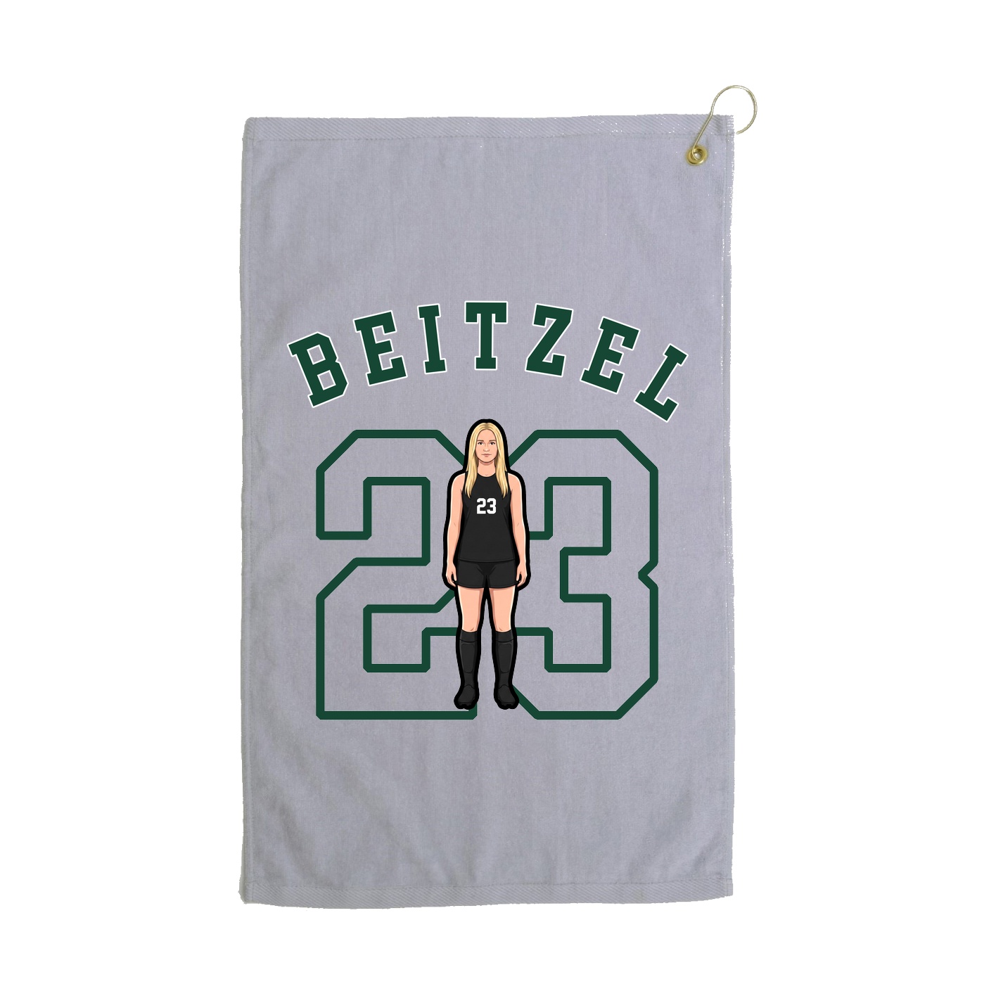 Golf Towel — Shirsey Arch in Grey