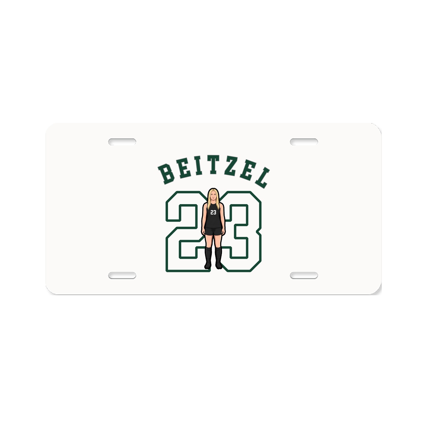 License Plate — Shirsey Arch in Classic