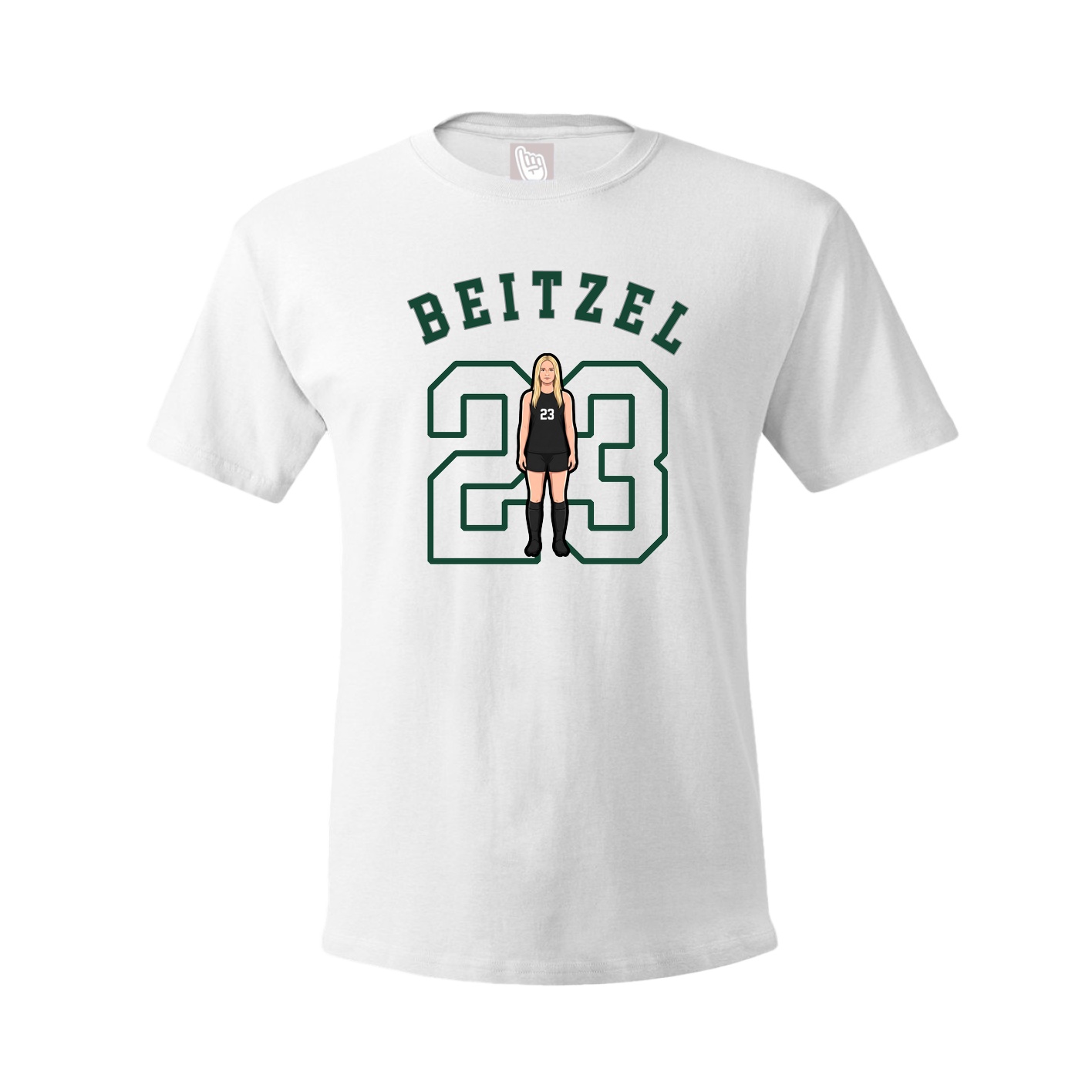 Youth Tee — Shirsey Arch in White