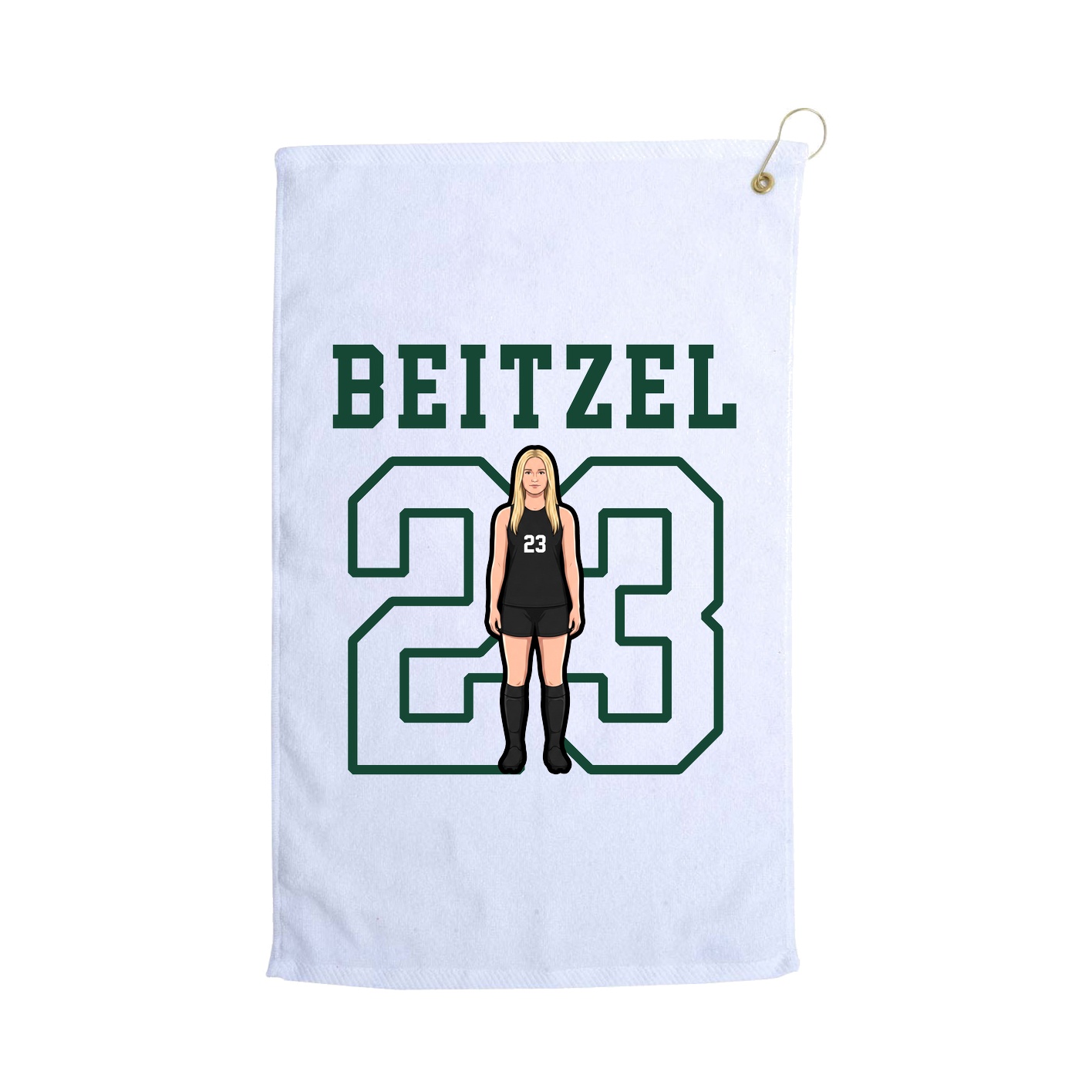 Golf Towel — Shirsey in White