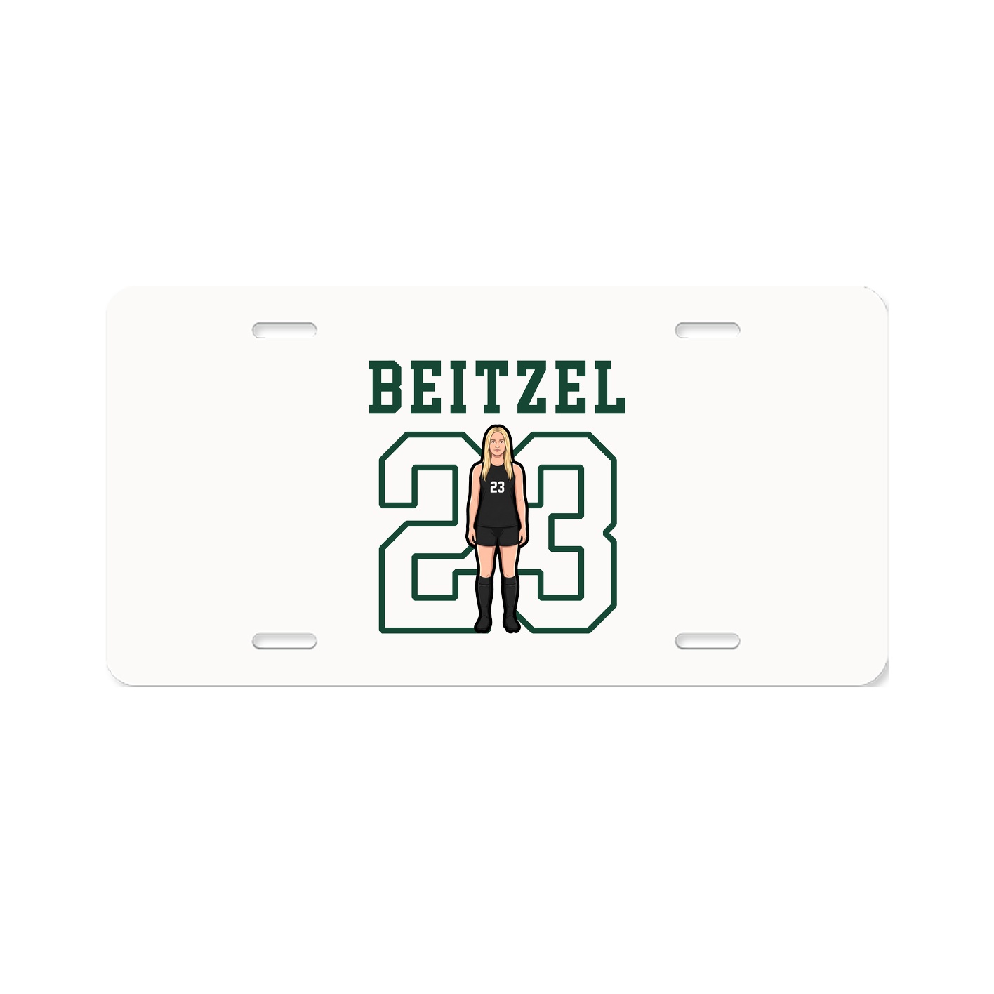 License Plate — Shirsey in Classic