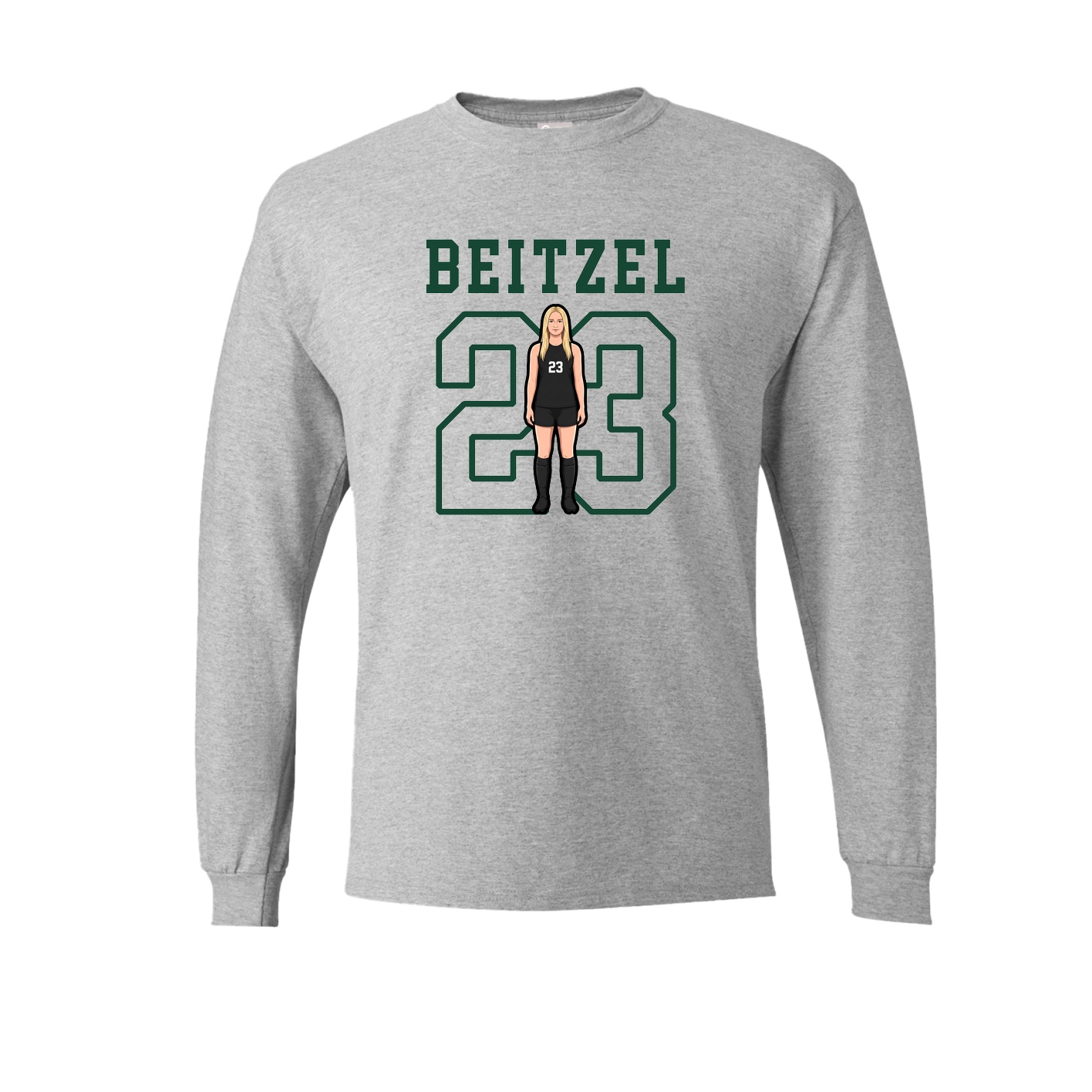 Long Sleeve Tee — Shirsey in Grey