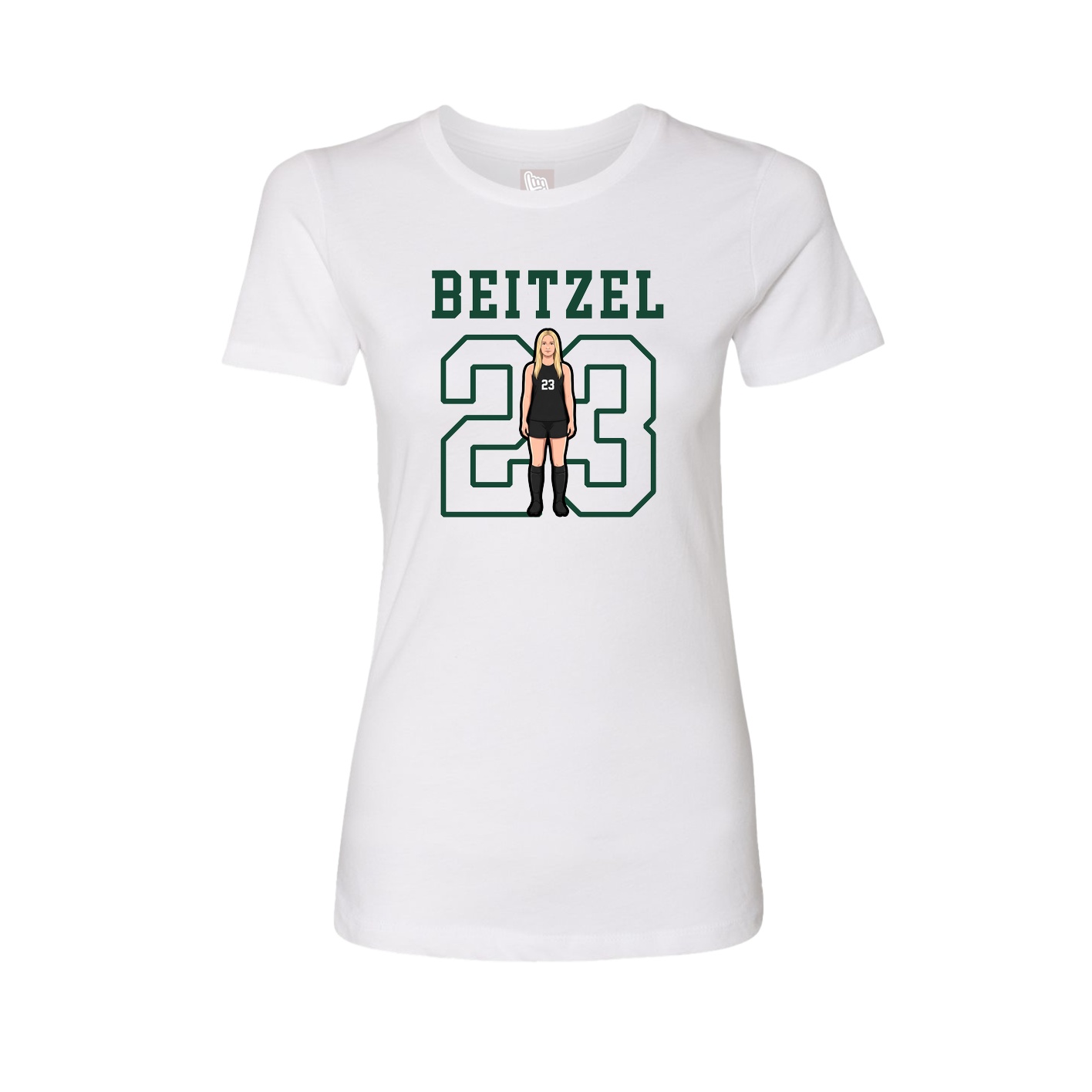 Fitted Women's Tee — Shirsey in White