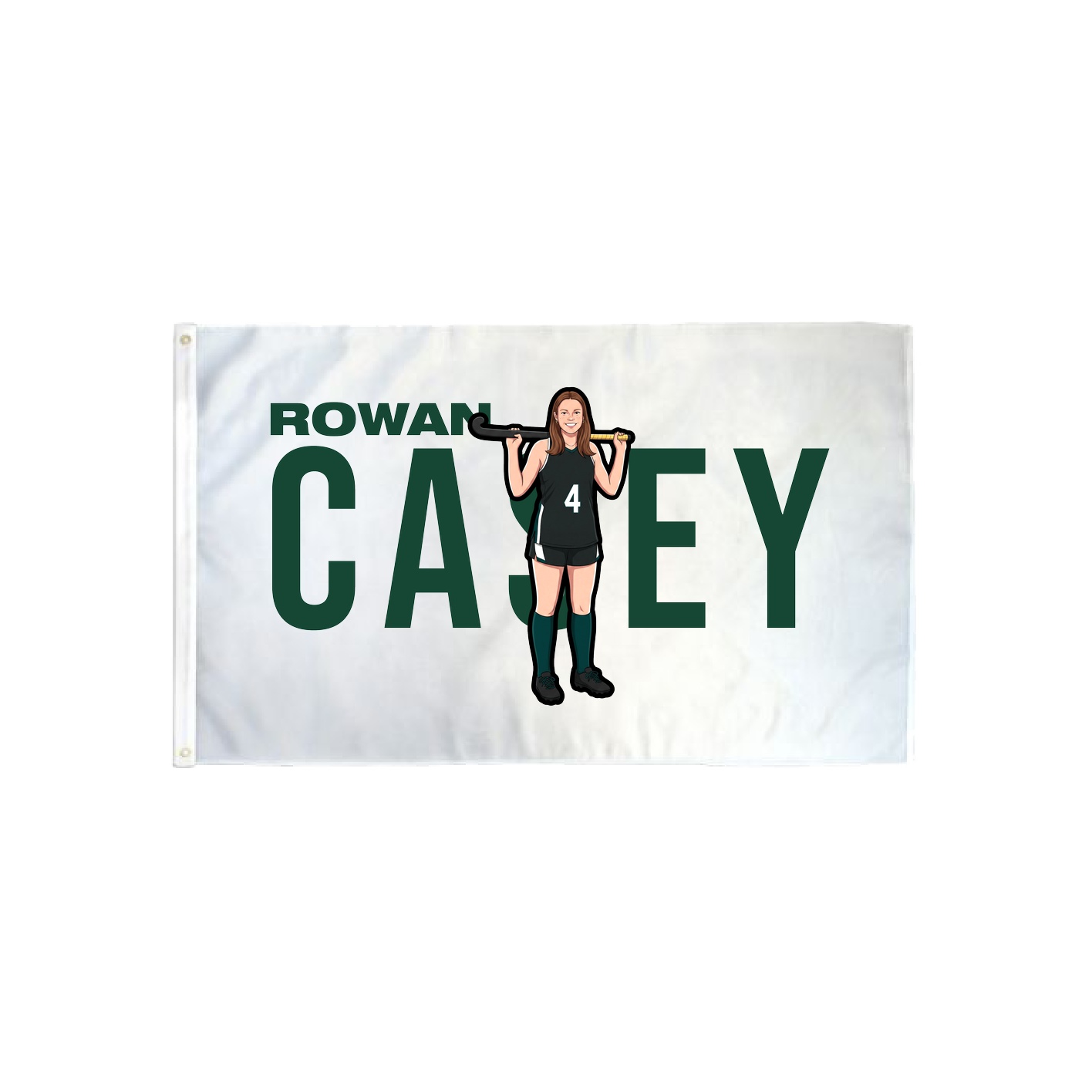3x5 Flag — Player Name in Classic