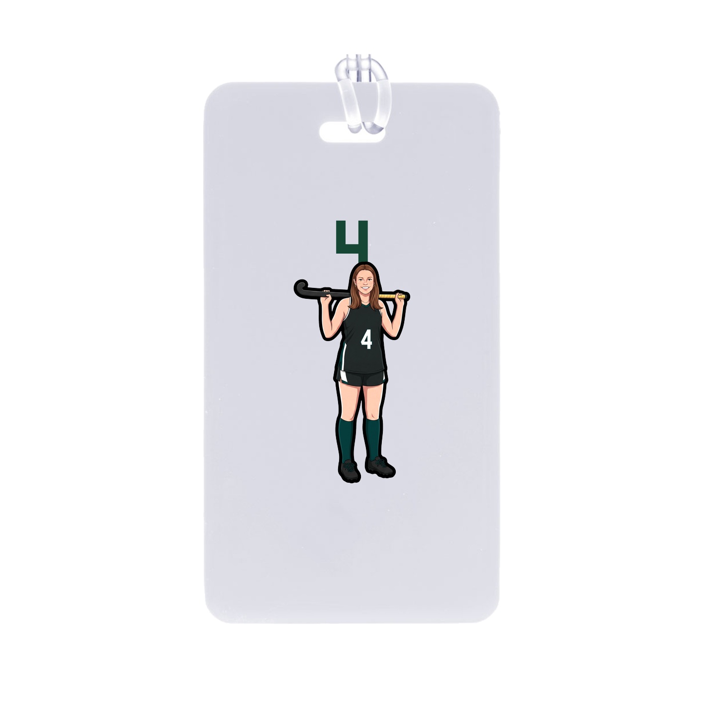 Bag Tag — Number Top in Classic