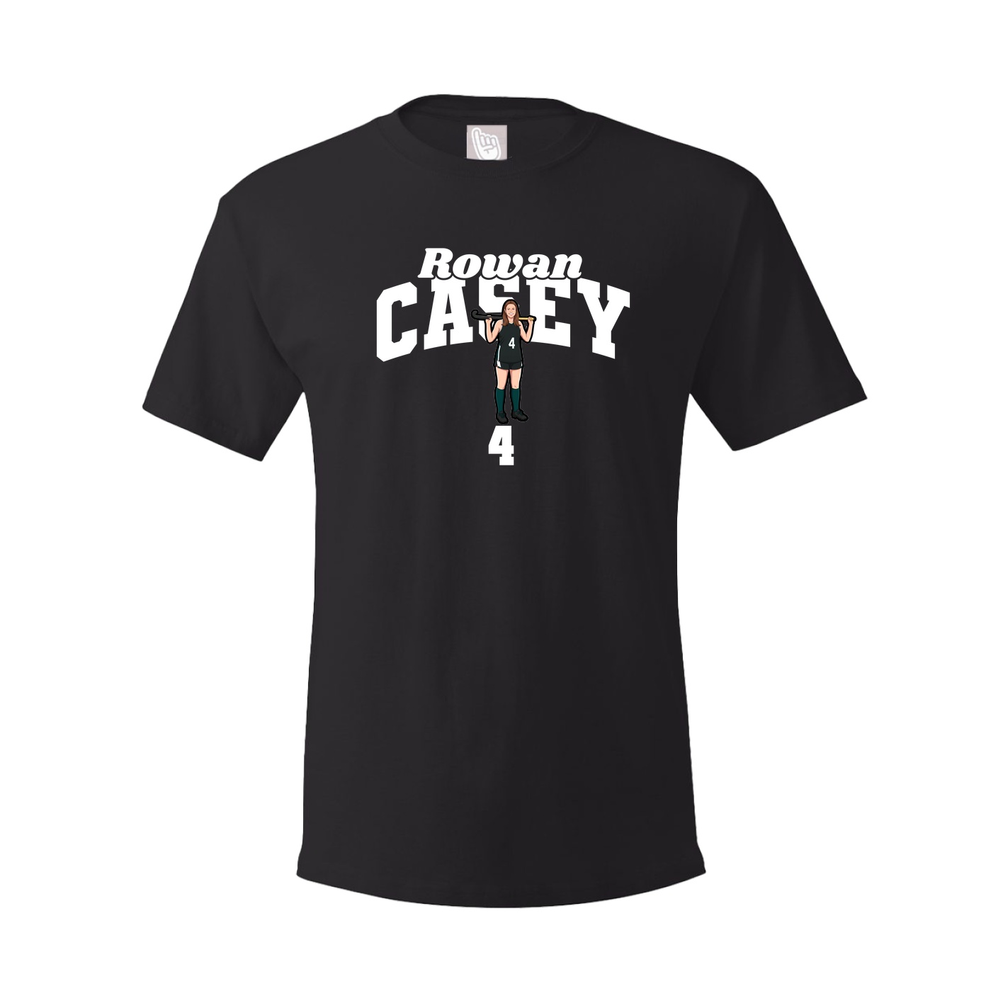 Youth Tee — Signature Arch in Black