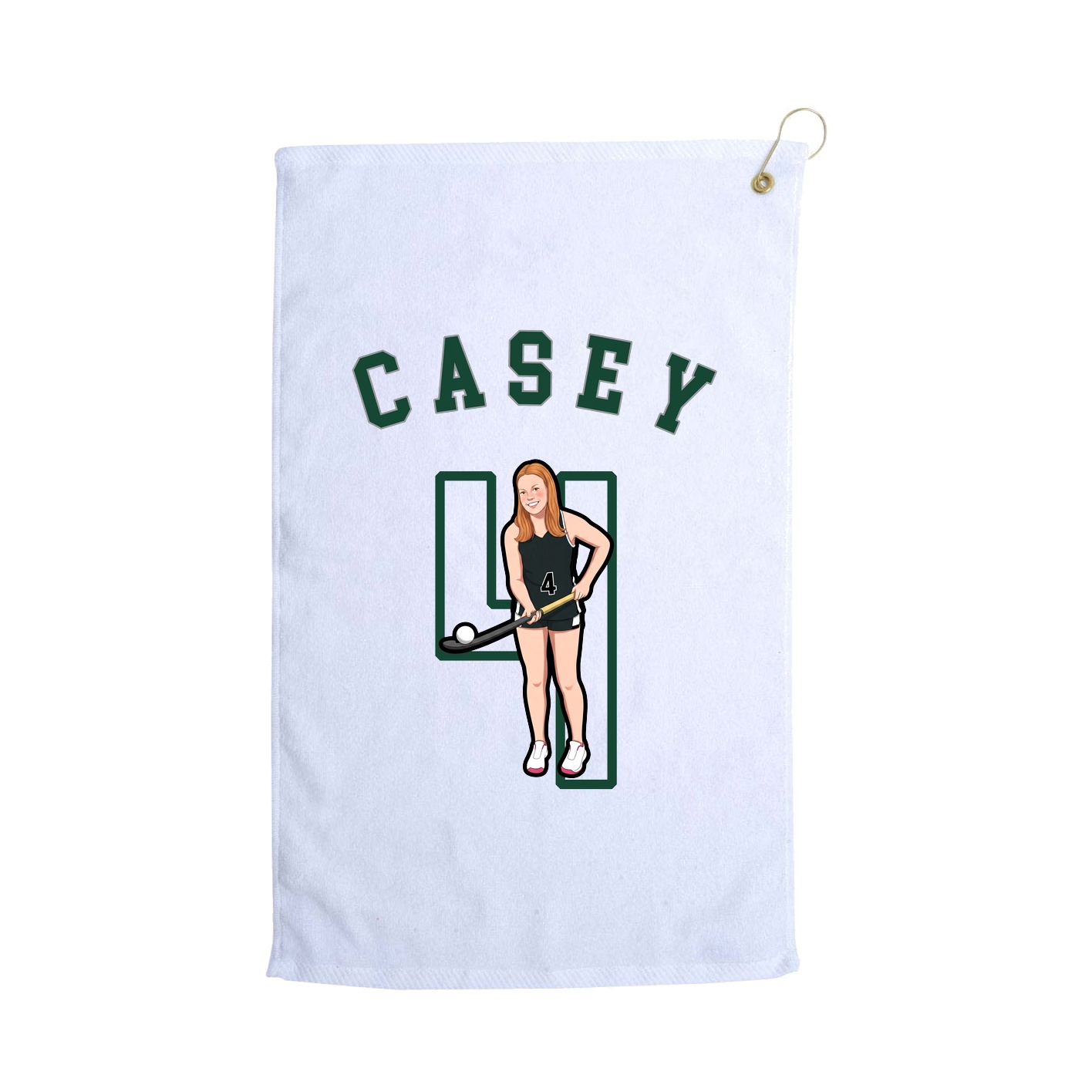 Golf Towel — Shirsey Arch in White