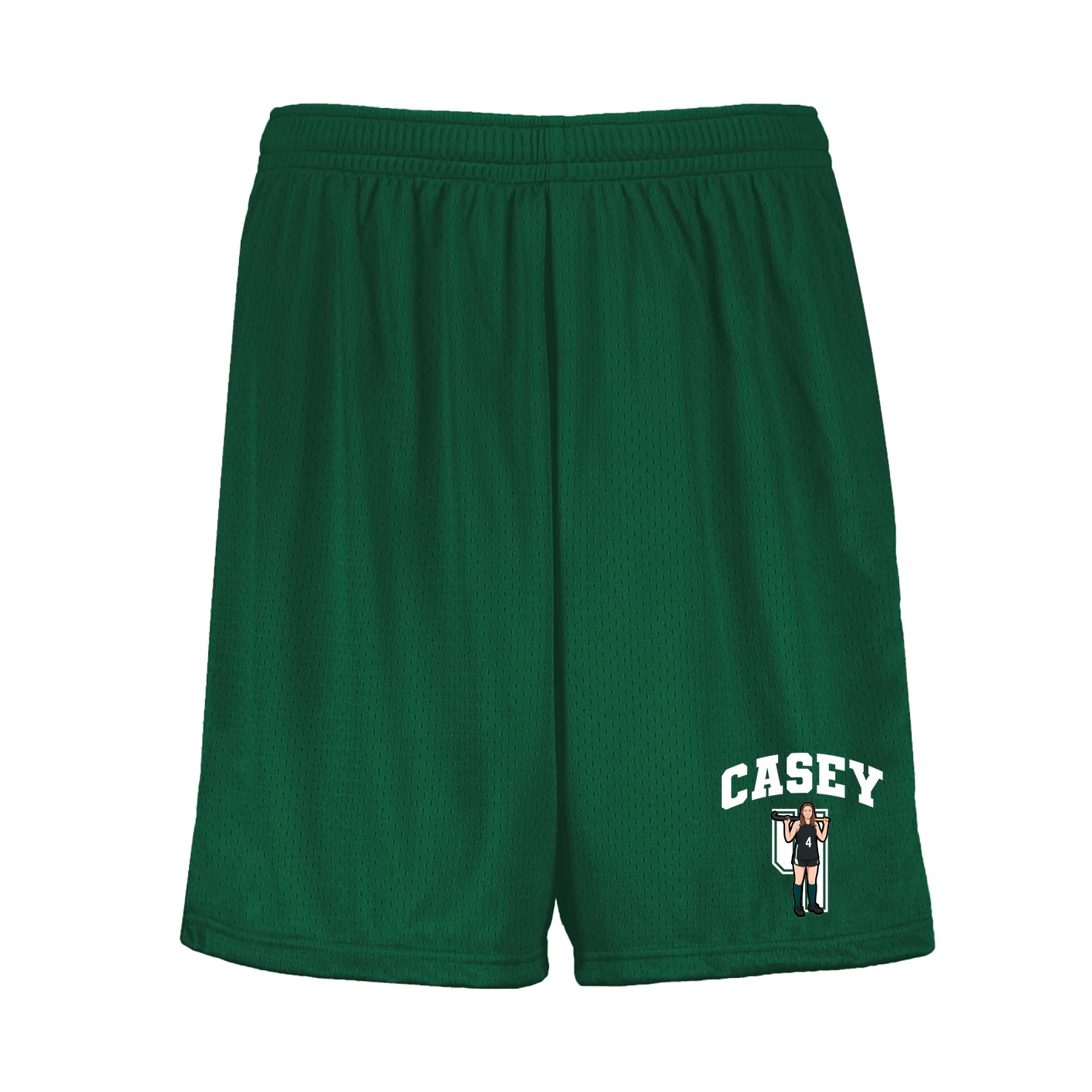 Shorts — Number in Green