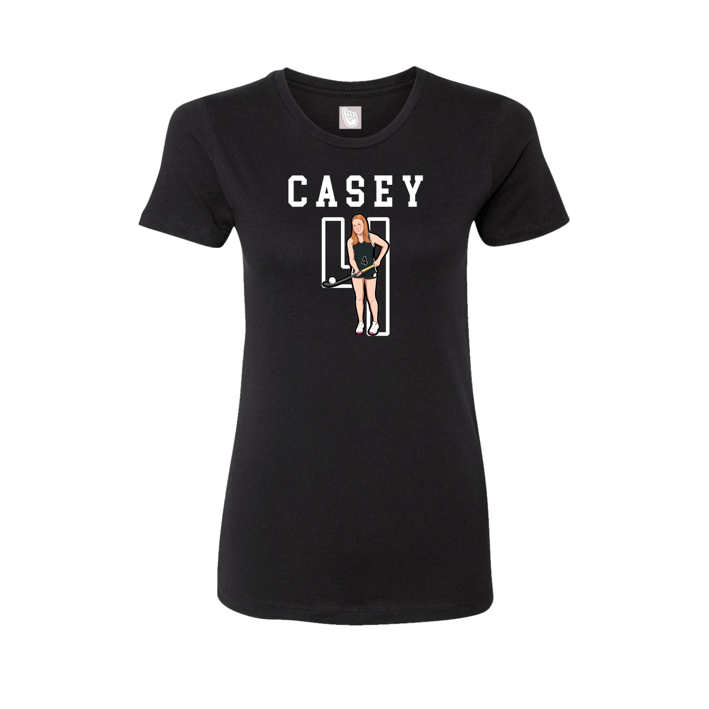 Fitted Women's Tee — Shirsey in Black